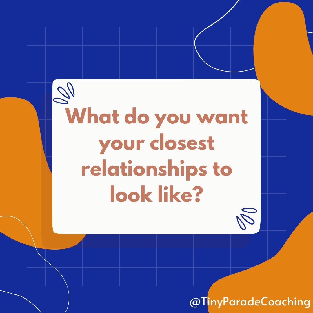 What do you want your closest relationships to look like? 

I'm taking a relationship coaching course taught by the talented and insightful @theromanticexpressions and am working on putting what I've learned into practice. 

A theme is starting to em