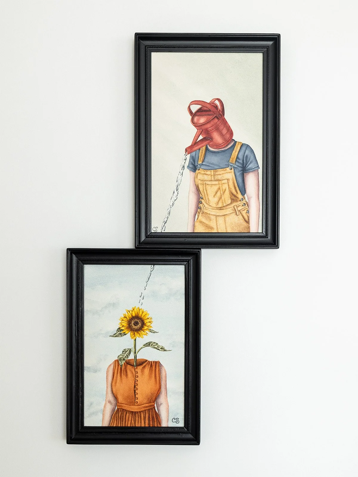 The Frames (painted black)