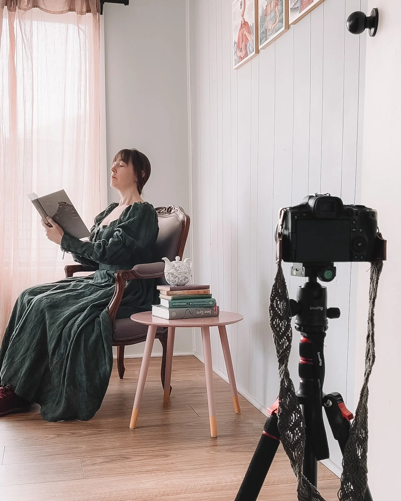 BTS of photographing my reference