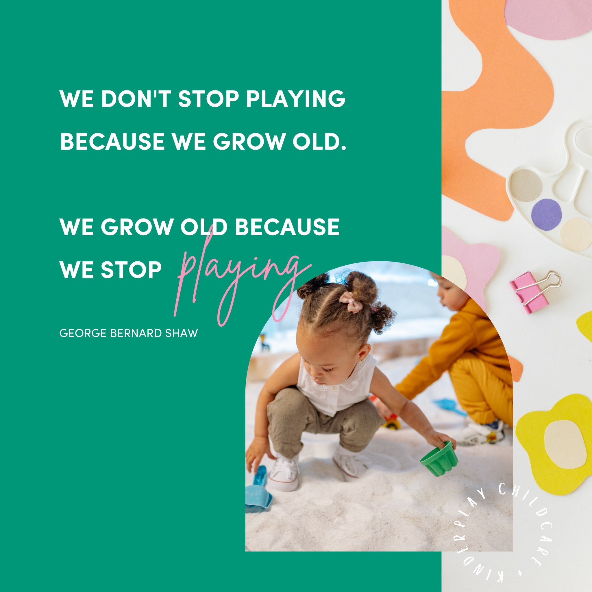 Just a little Monday morning motivation to get out there and PLAY! 🤸

#play #playchildcare #playchildcare&amp;kinder #learningthroughplay #playbasedlearning #playactivities #playkinder #bayswater #bayswaterchildcare #bayswatervic #highpoingshoppingc