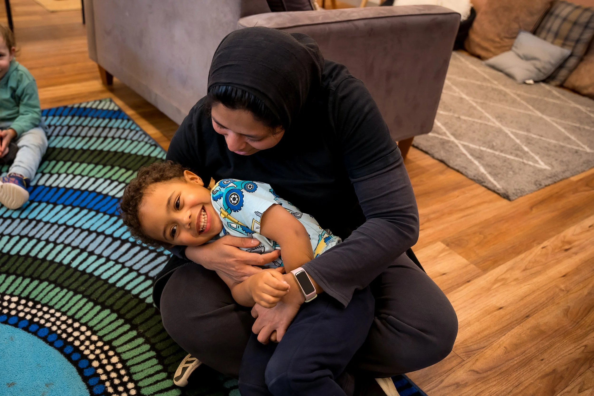 Children and educators in a welcoming childcare environment, showing what families can expect at PLAY Childcare & Kinder