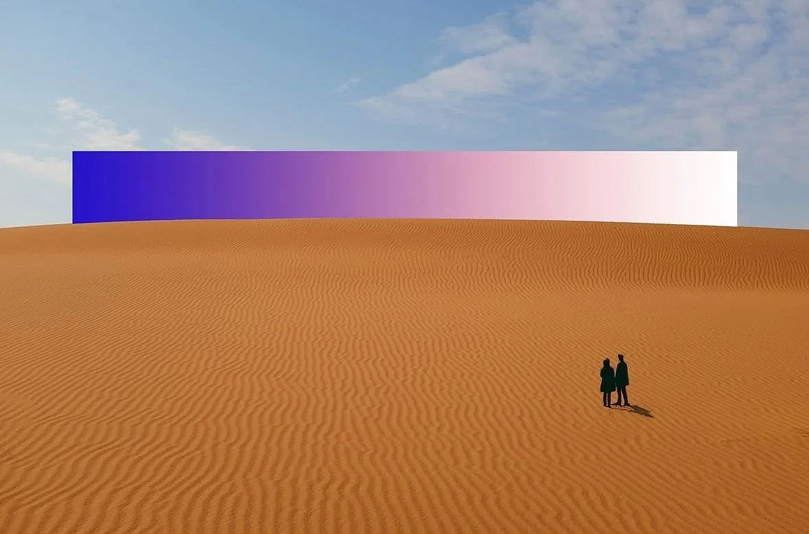 A line in the sand
594 x 350mm