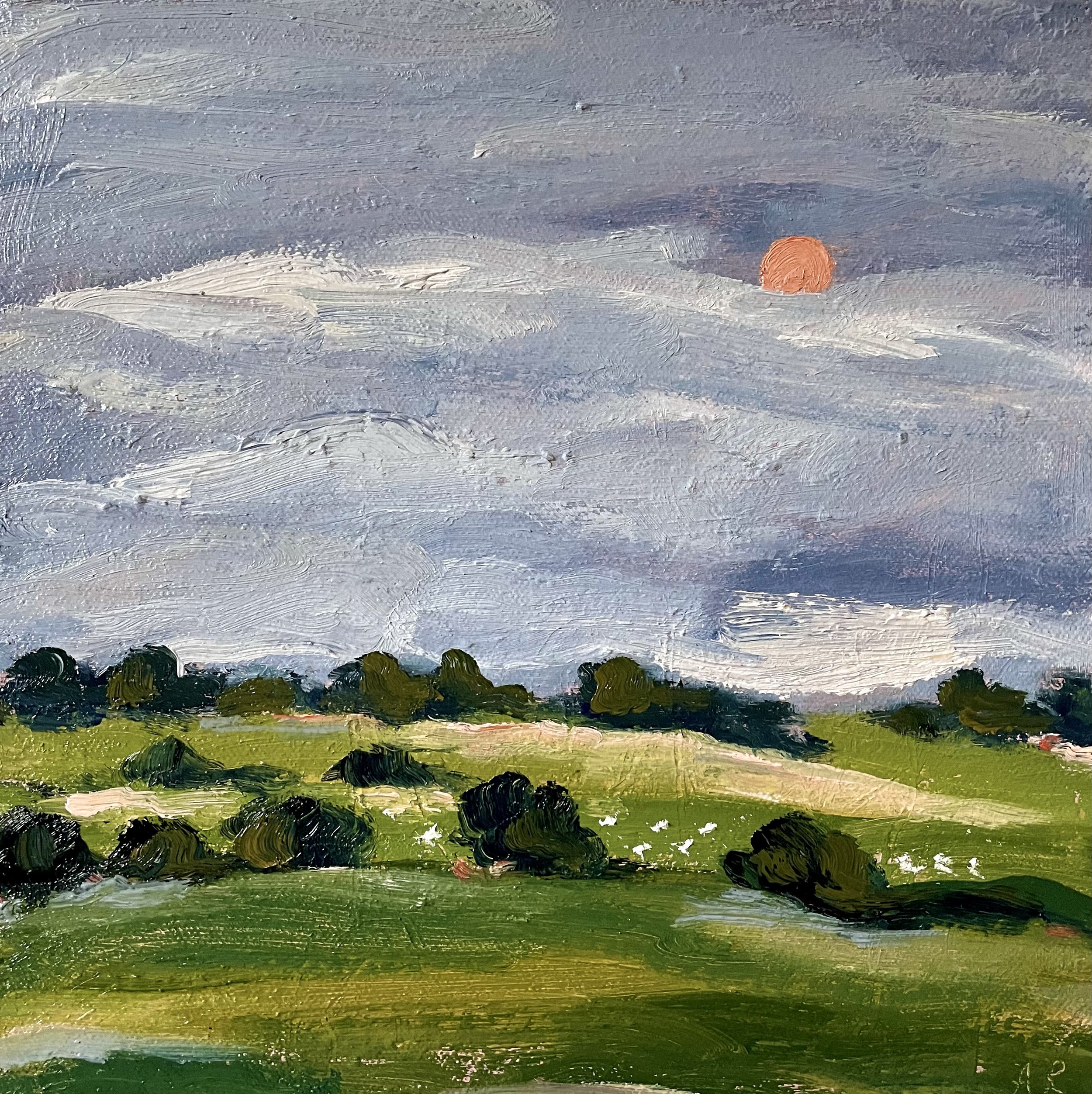 Whispering Trees.
Oil on canvas,
10x10inch