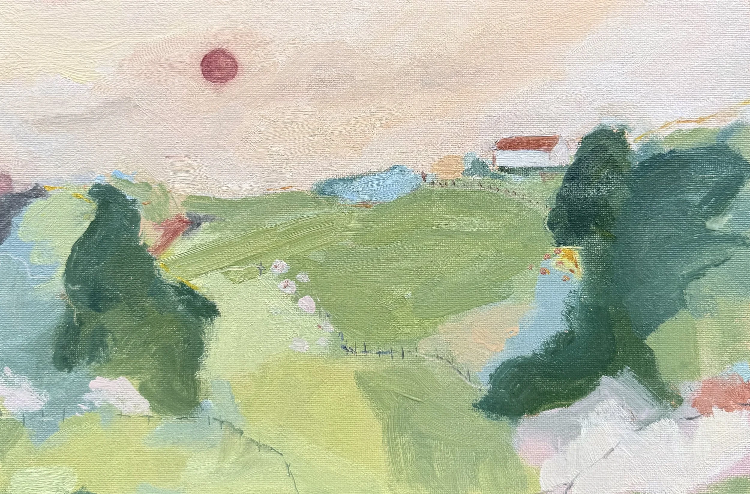 May Haze. Oil on canvas board, 30 x 20 cm. Available.