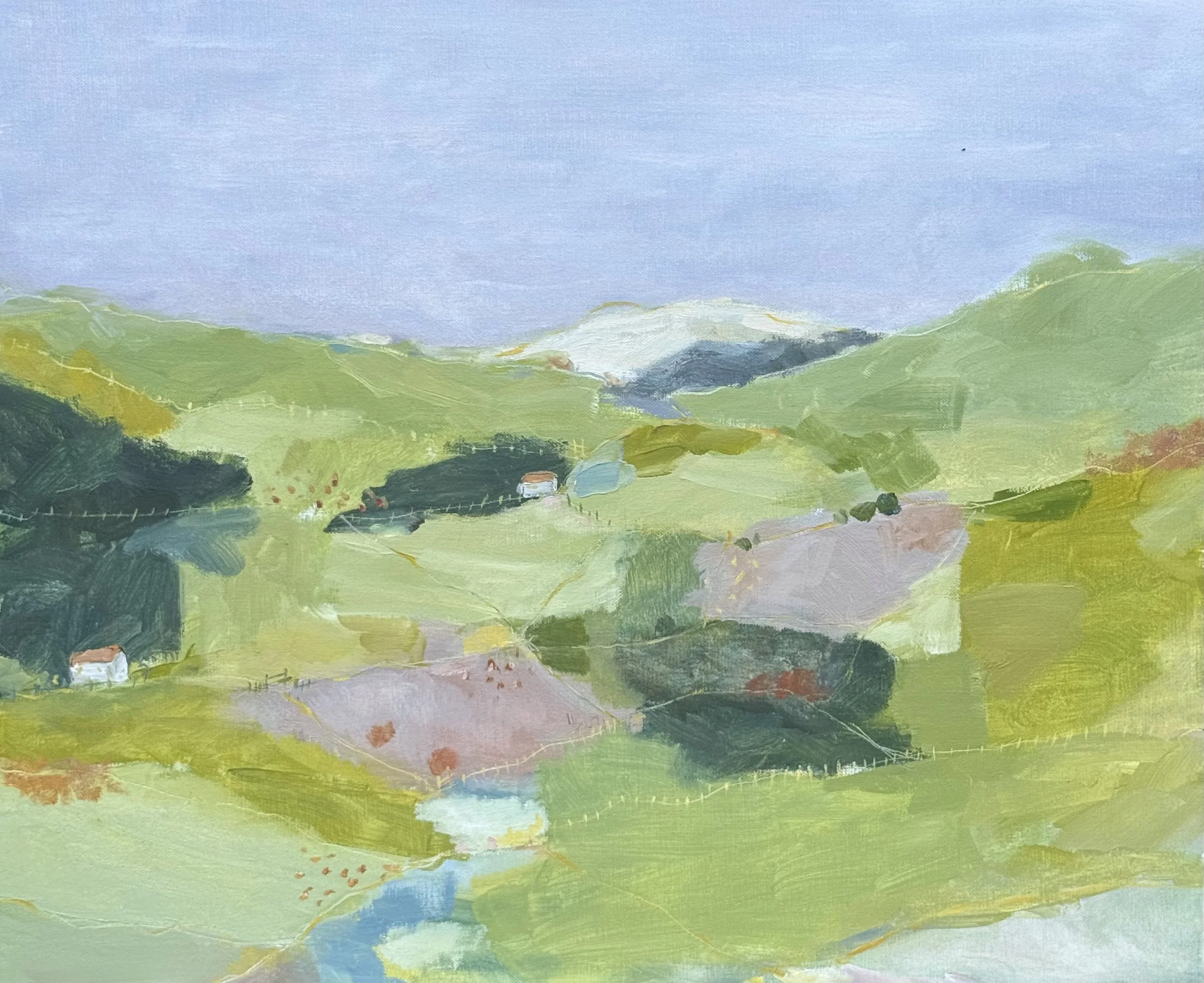 June Becoming. Oil on canvas board, 20 x 24 inch. Available.