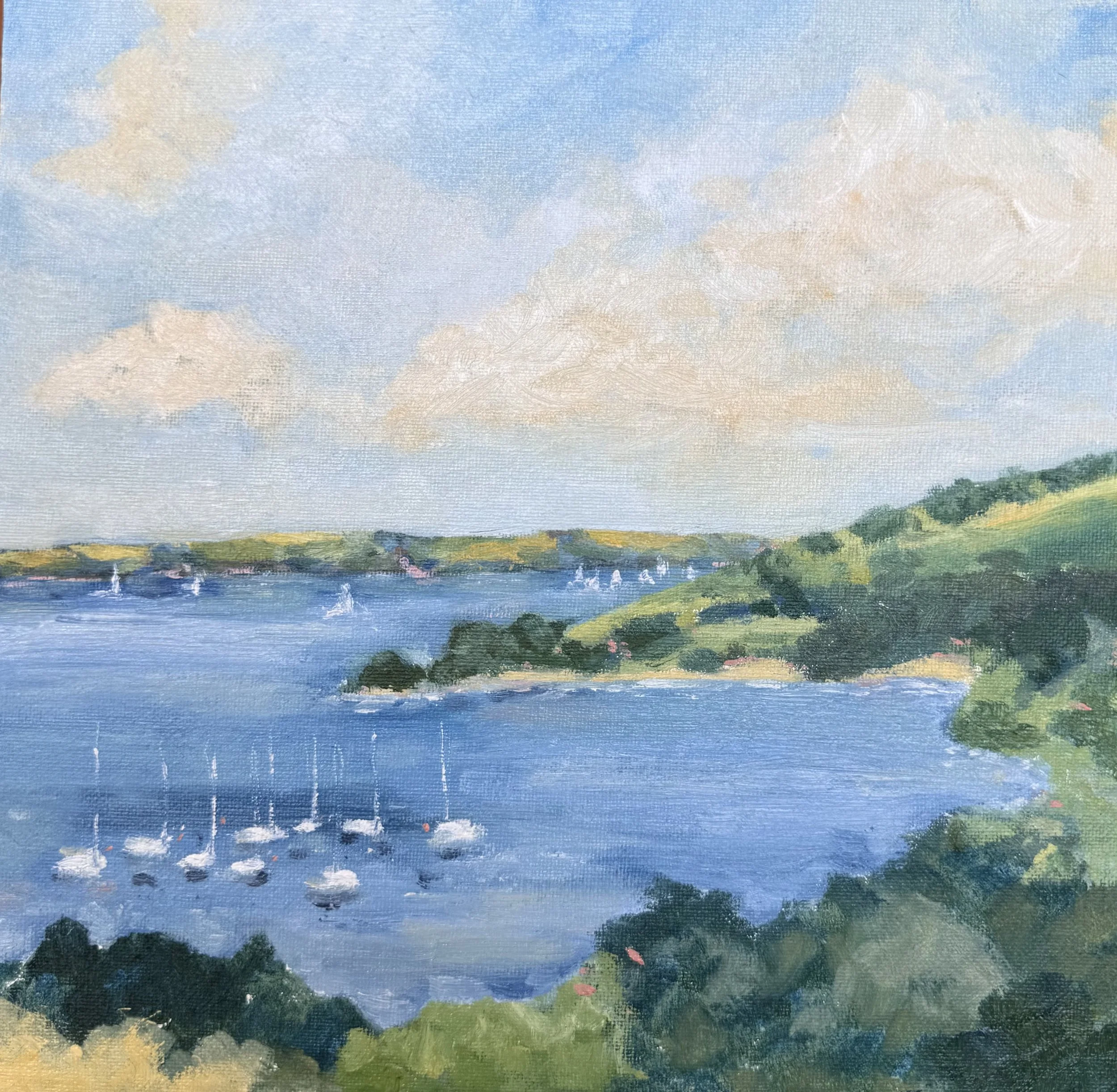 Off to Mylor.
Oil on canvas board,
10 x 10 inch.
Sold.