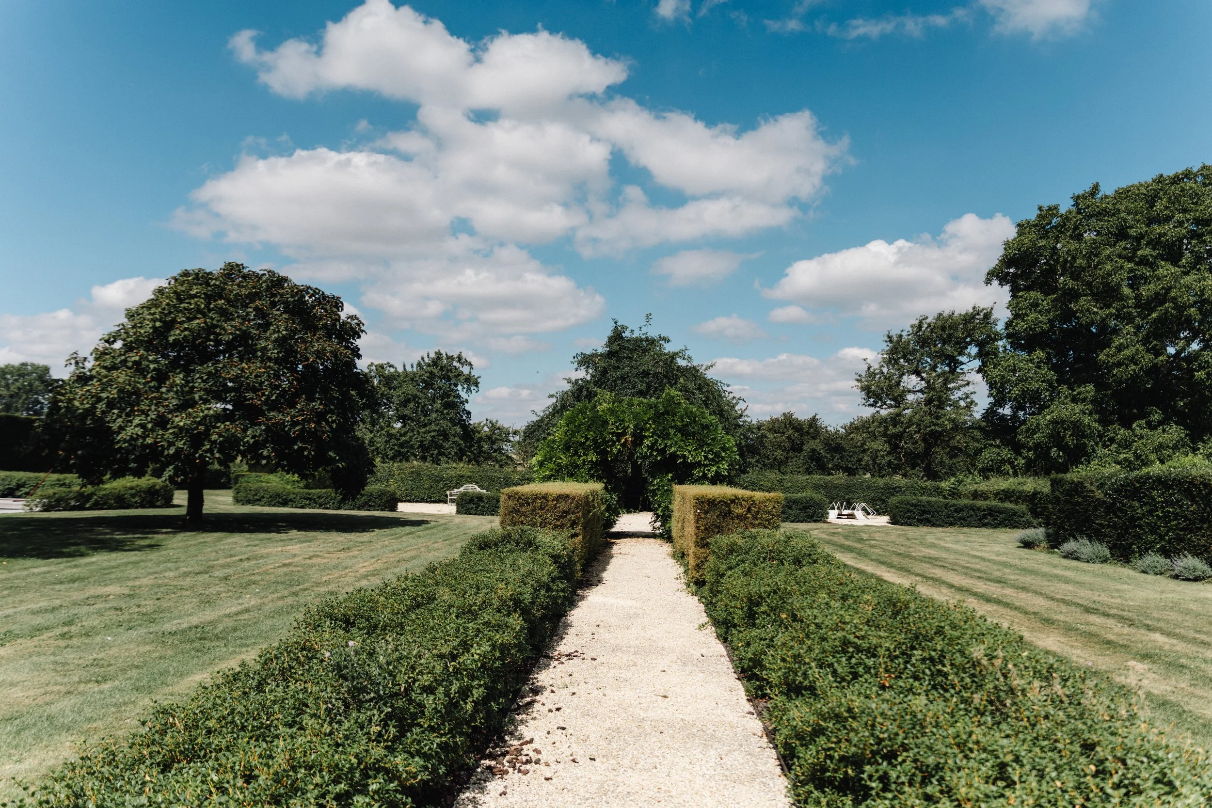 Aangelegde tuin