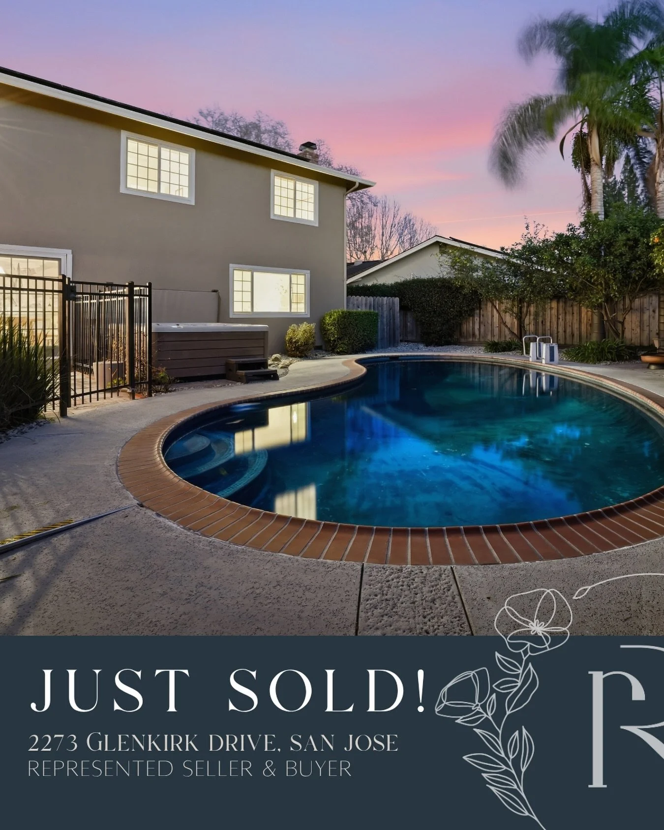 SOLD! 🎉
📍2273 Glenkirk Dr, San Jose, CA
Represented the seller &amp; buyer

Represented both the buyers + sellers on this incredible Dry Creek Estates home and closed over $200,000 above asking!

Fully remodeled, beautifully designed, and packed wi