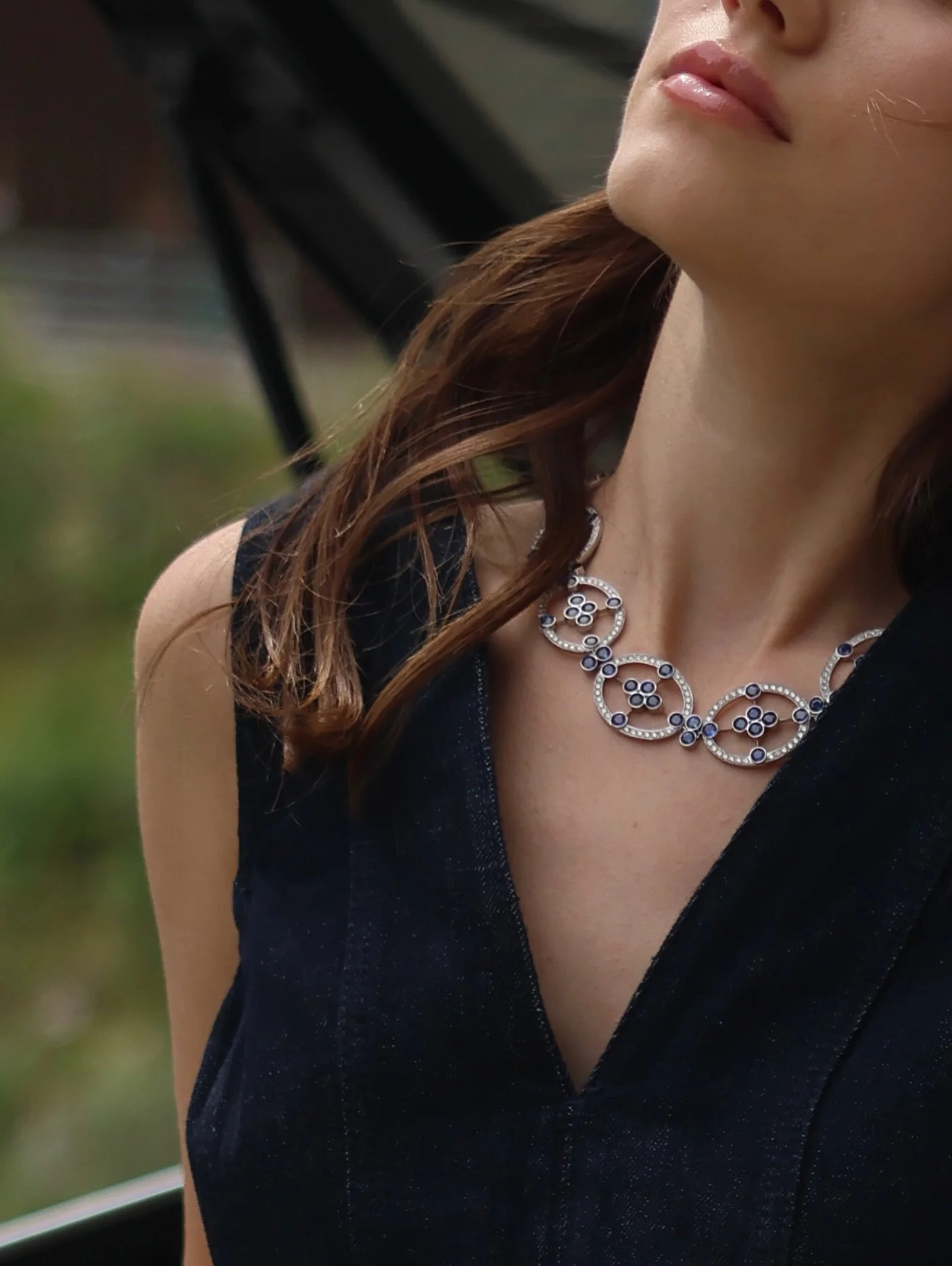 When the jewellery matches to your denim look.