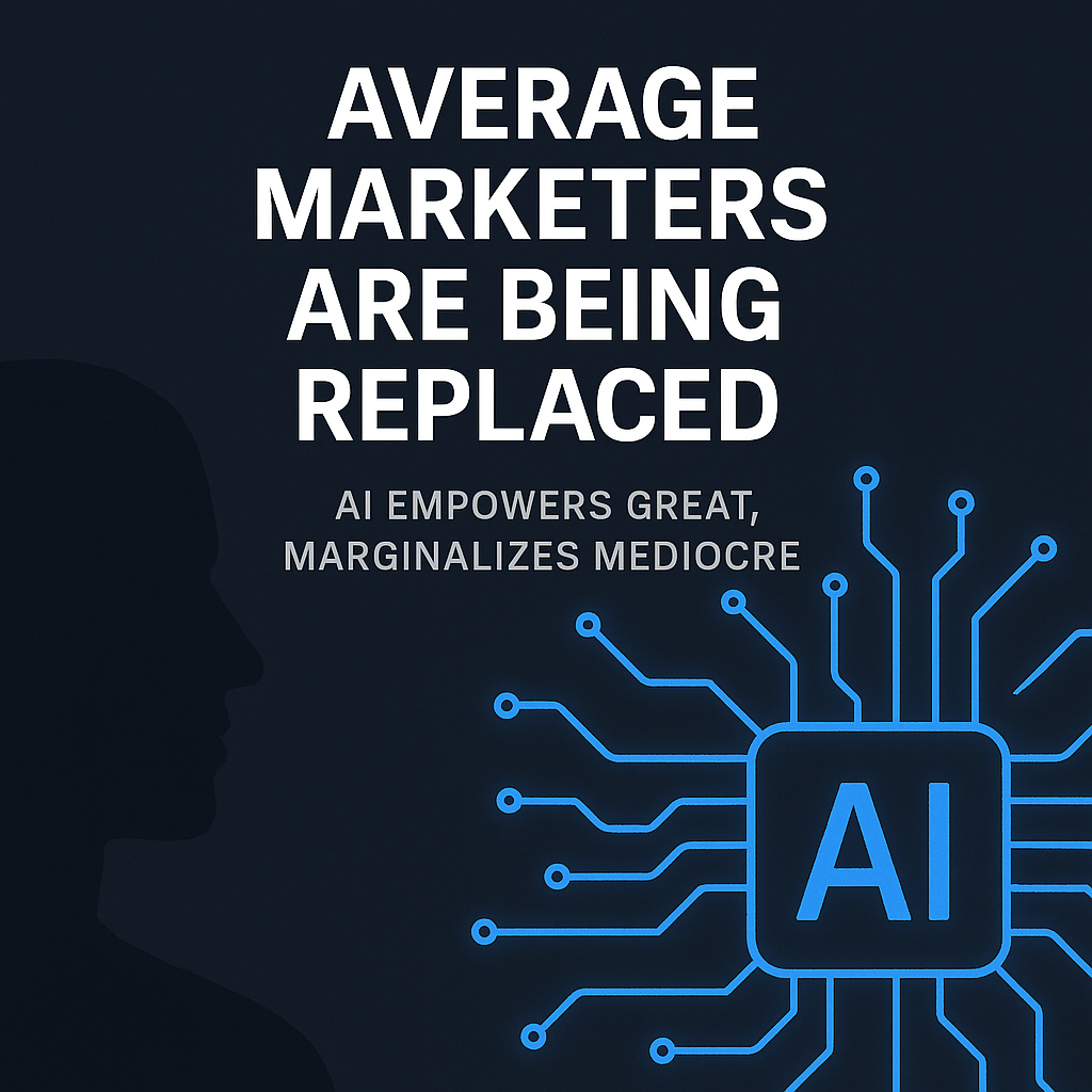 AI Won’t Replace Marketers—Just the Average Ones