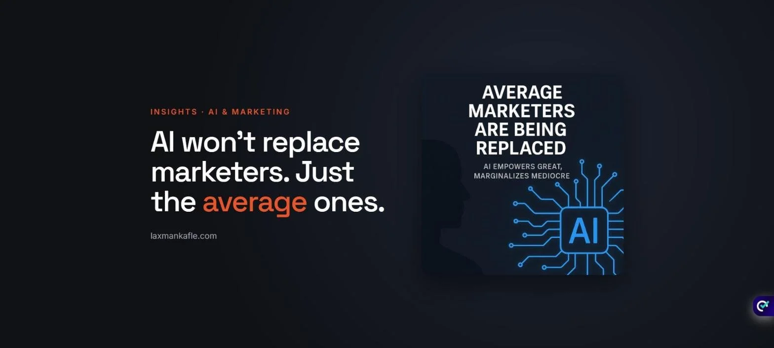 AI Won’t Replace Marketers—Just the Average Ones