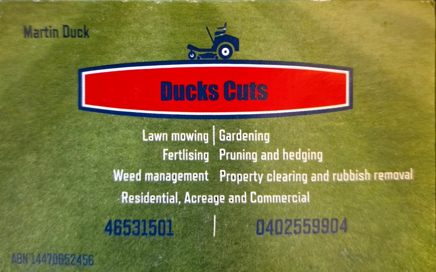 Ducks Cuts