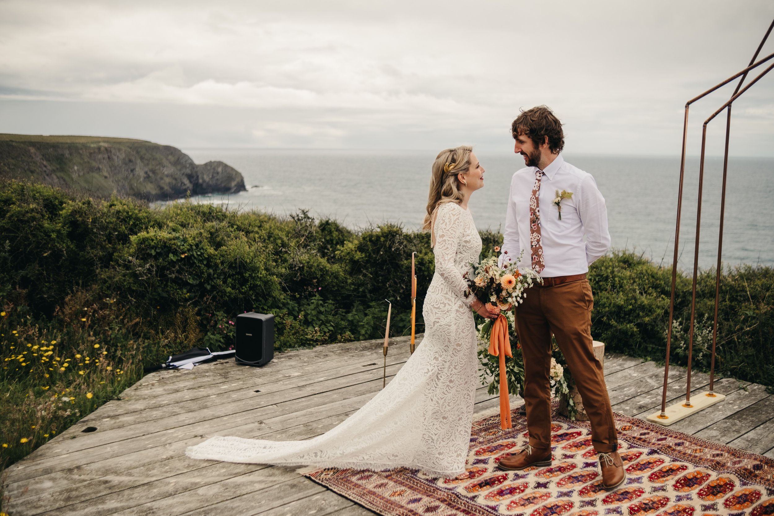 Cornwall elopement photographer