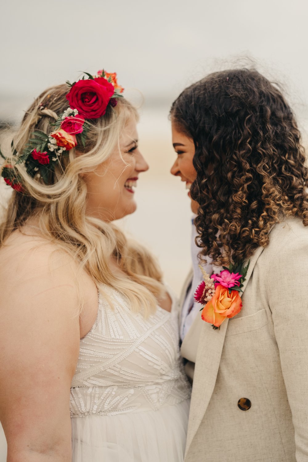 Lusty Glaze Beach Wedding, Newquay, Cornwall