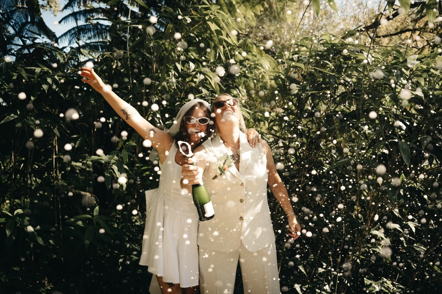 Looking forward to popping some bubbles in the sun.
@tremenheereweddings is the perfect spot to elope in Cornwall.
A tropical garden to get lost in, several licensed spots so get wed in.
Take me with you &amp; for relaxed iconic photos to treasure fo