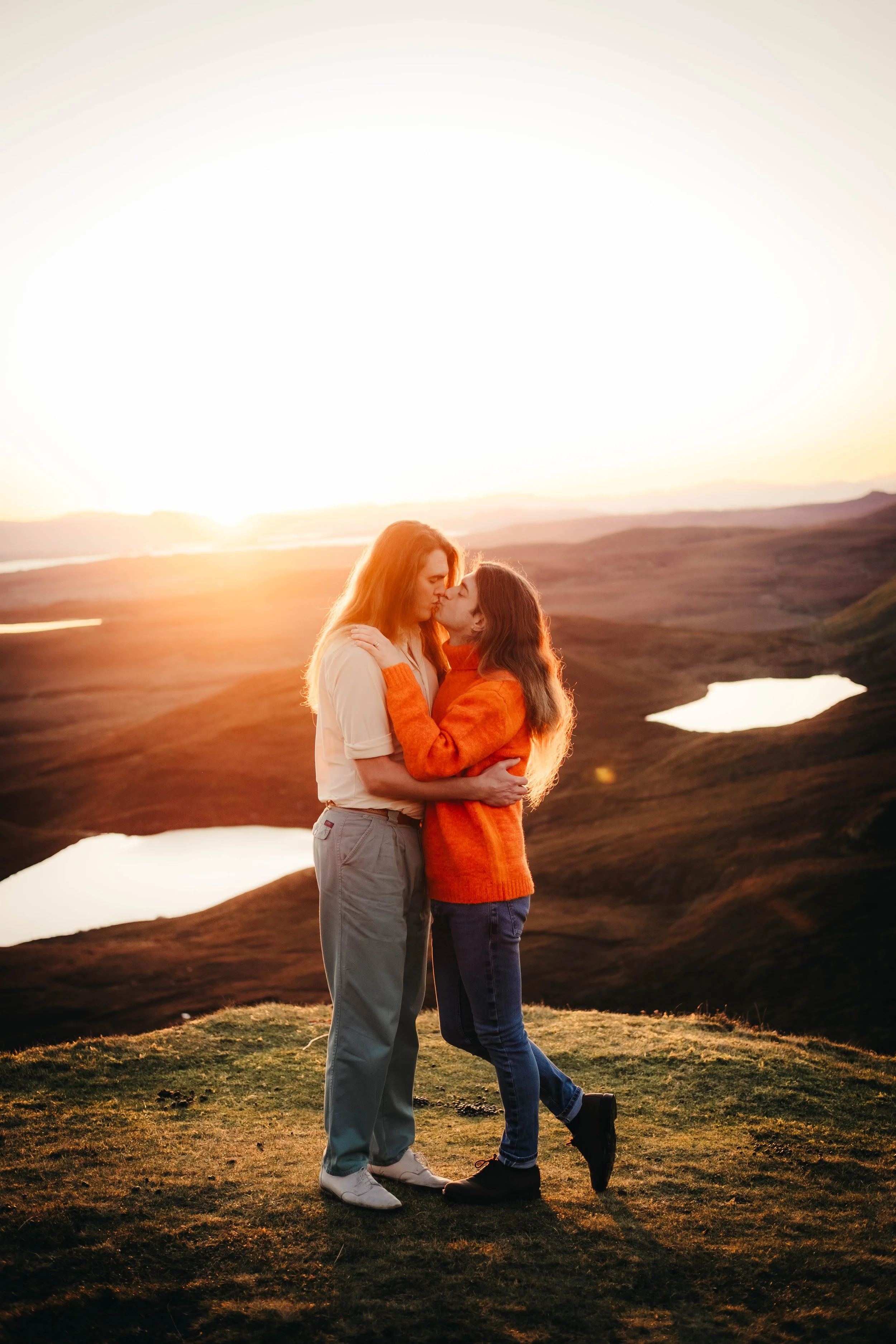 sunrise engagement shoot, shot in Cornwall