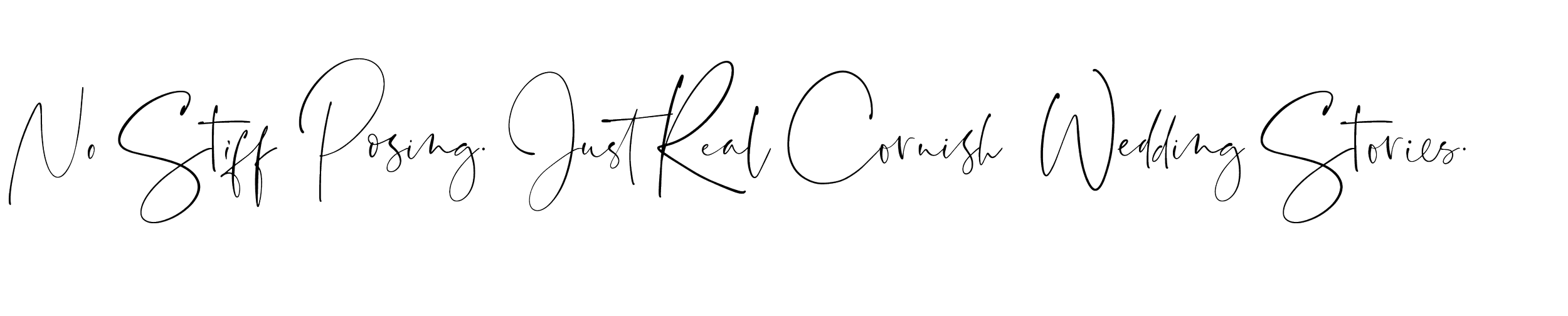 Font fpr Cornish Wedding Photographer