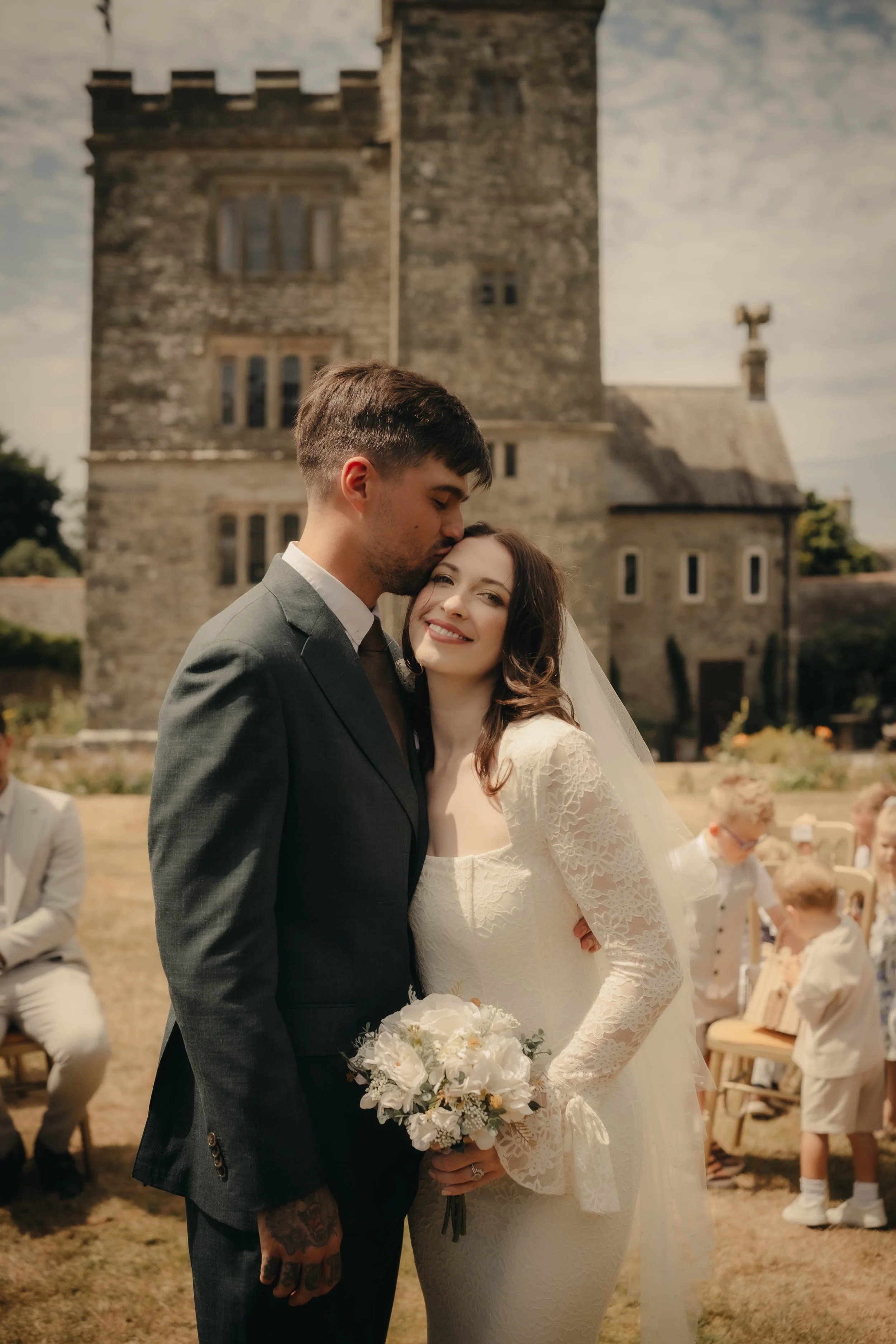 Boho elopement, Cornwall wedding photographer
