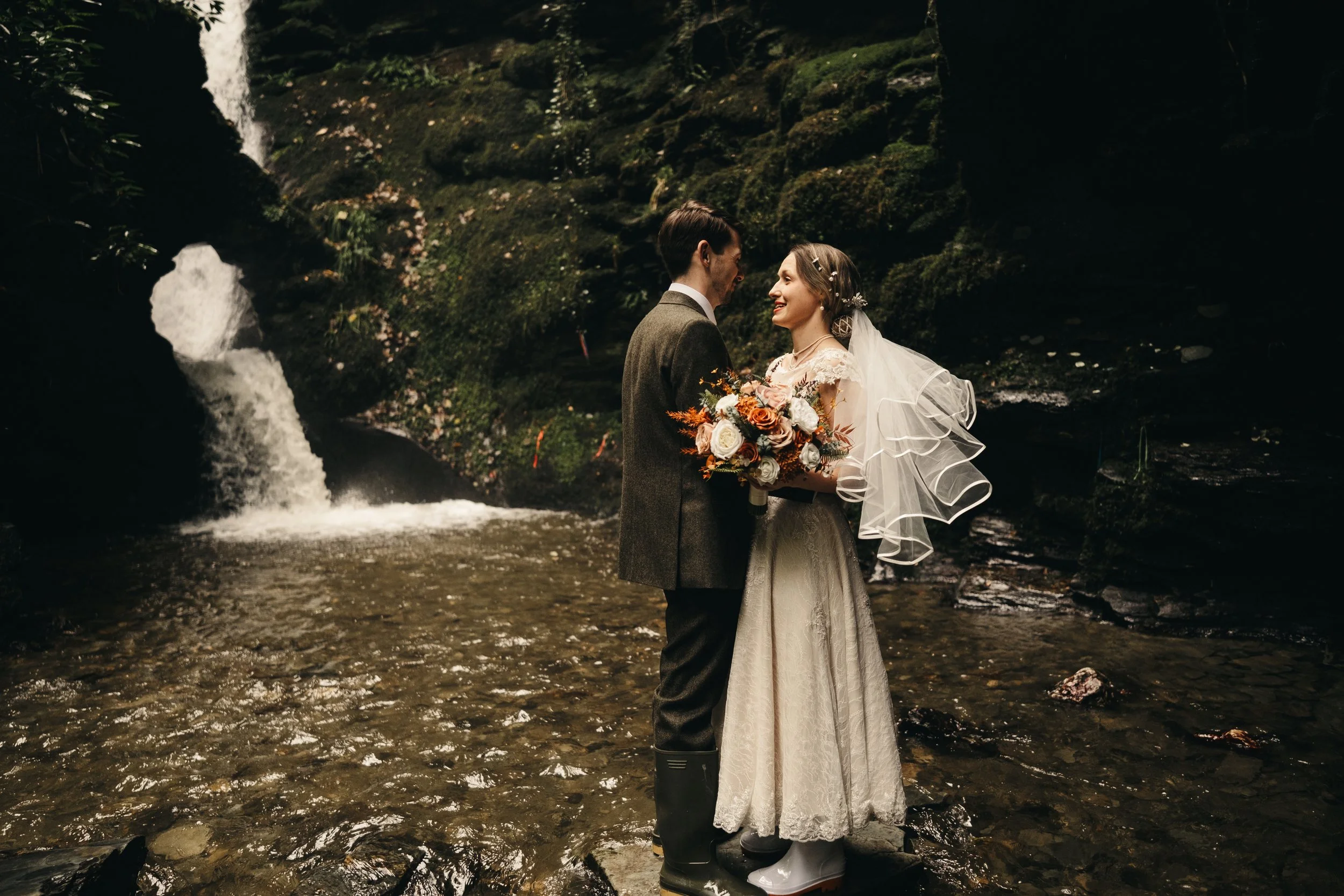 Cornwall Wedding Photographer, St Nectans Glen