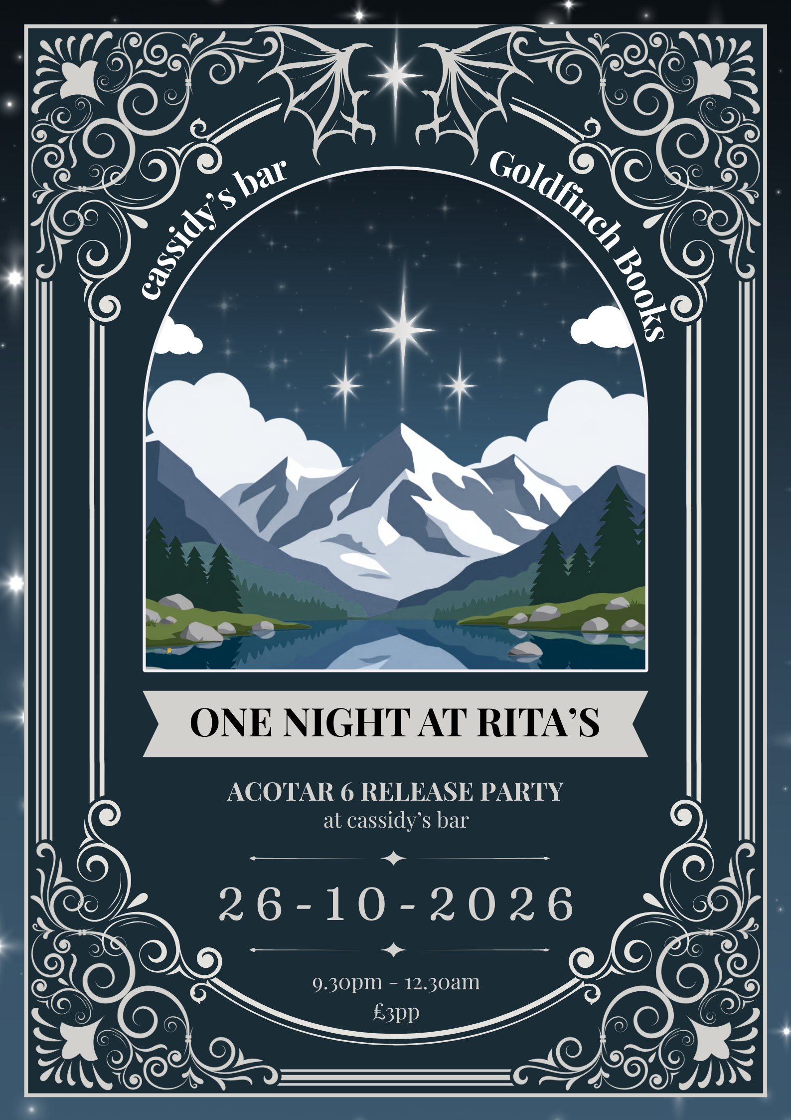 One Night At Rita’s - ACOTAR 6 Release Party