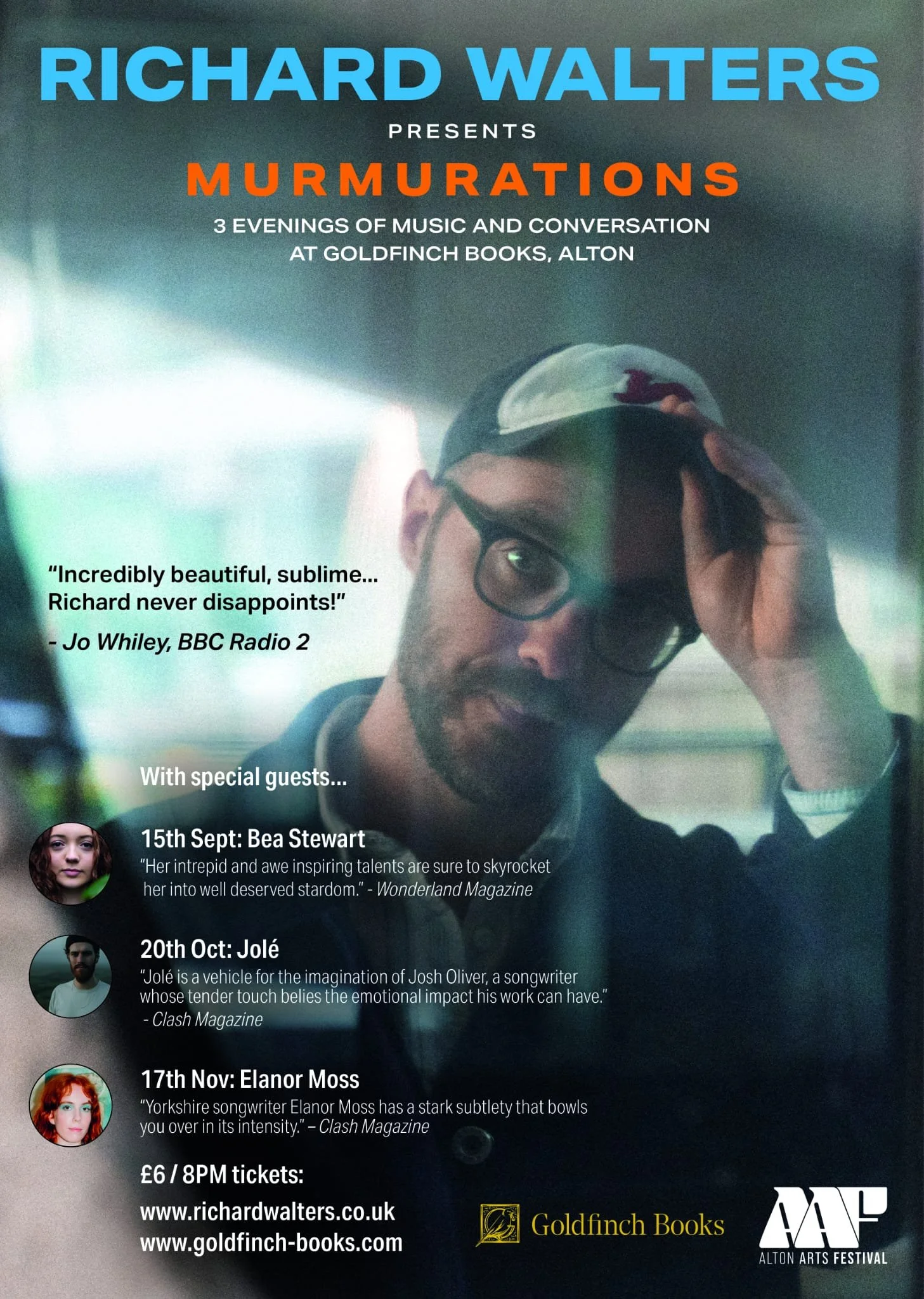 Eagerly anticipated residency with Richard Walters