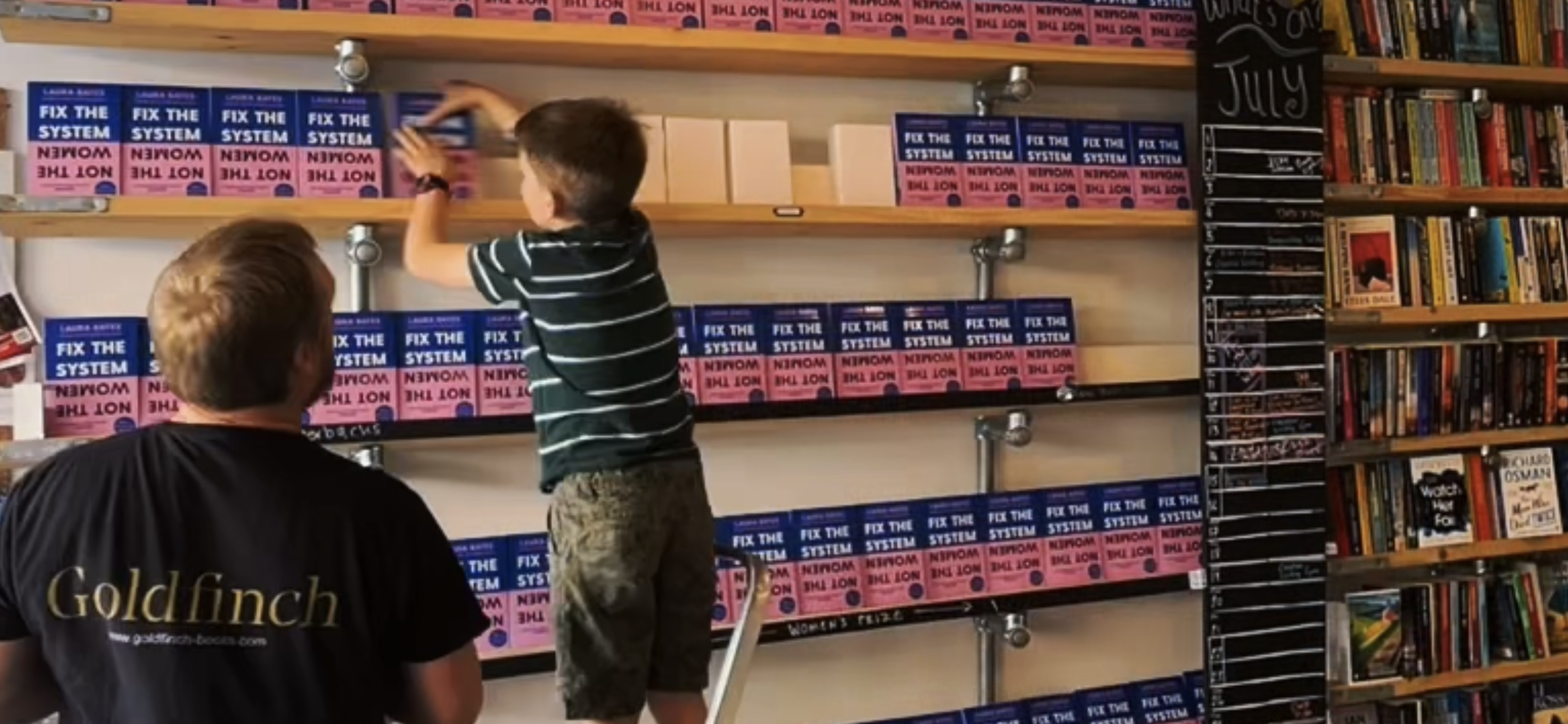 Jo doing all the work