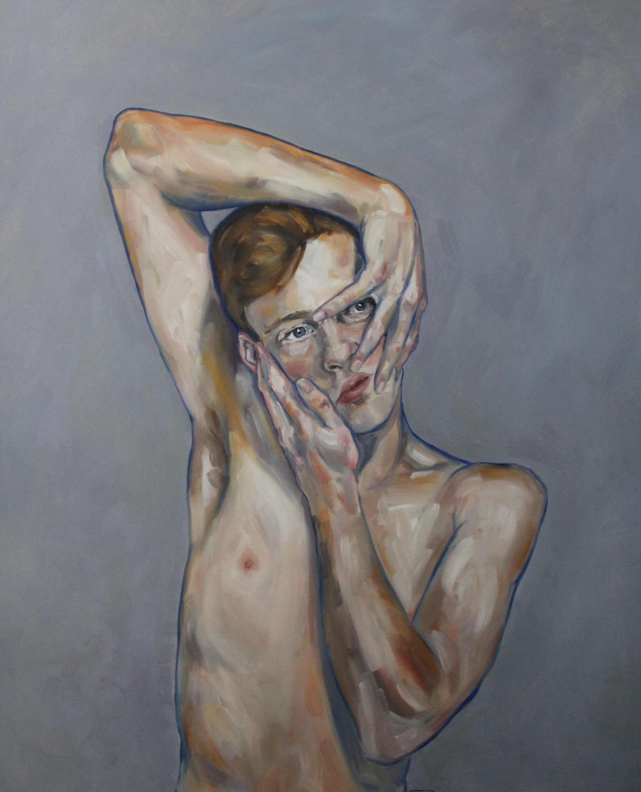 'Contortion', oil on canvas