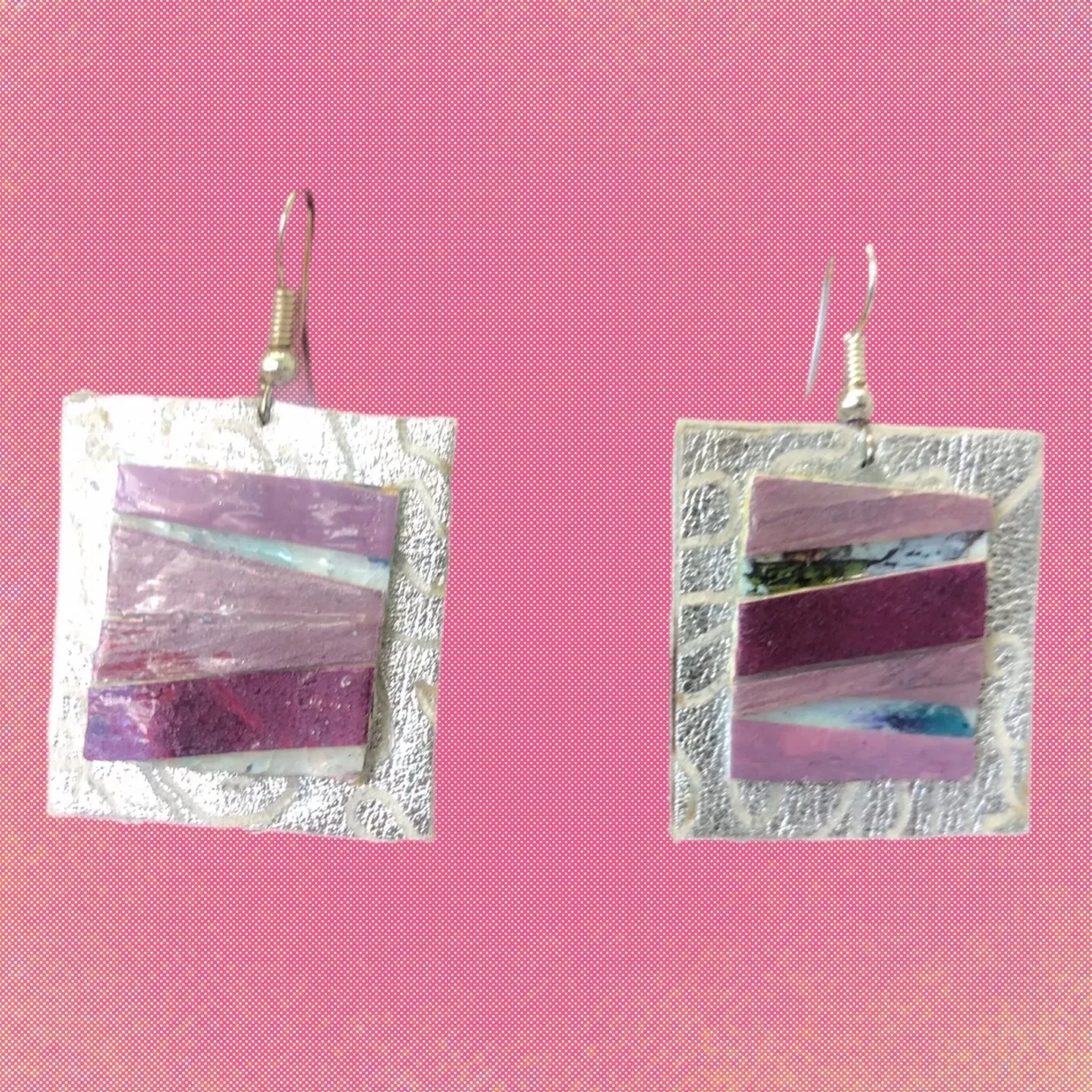 Purple Fog Gallery Earrings
