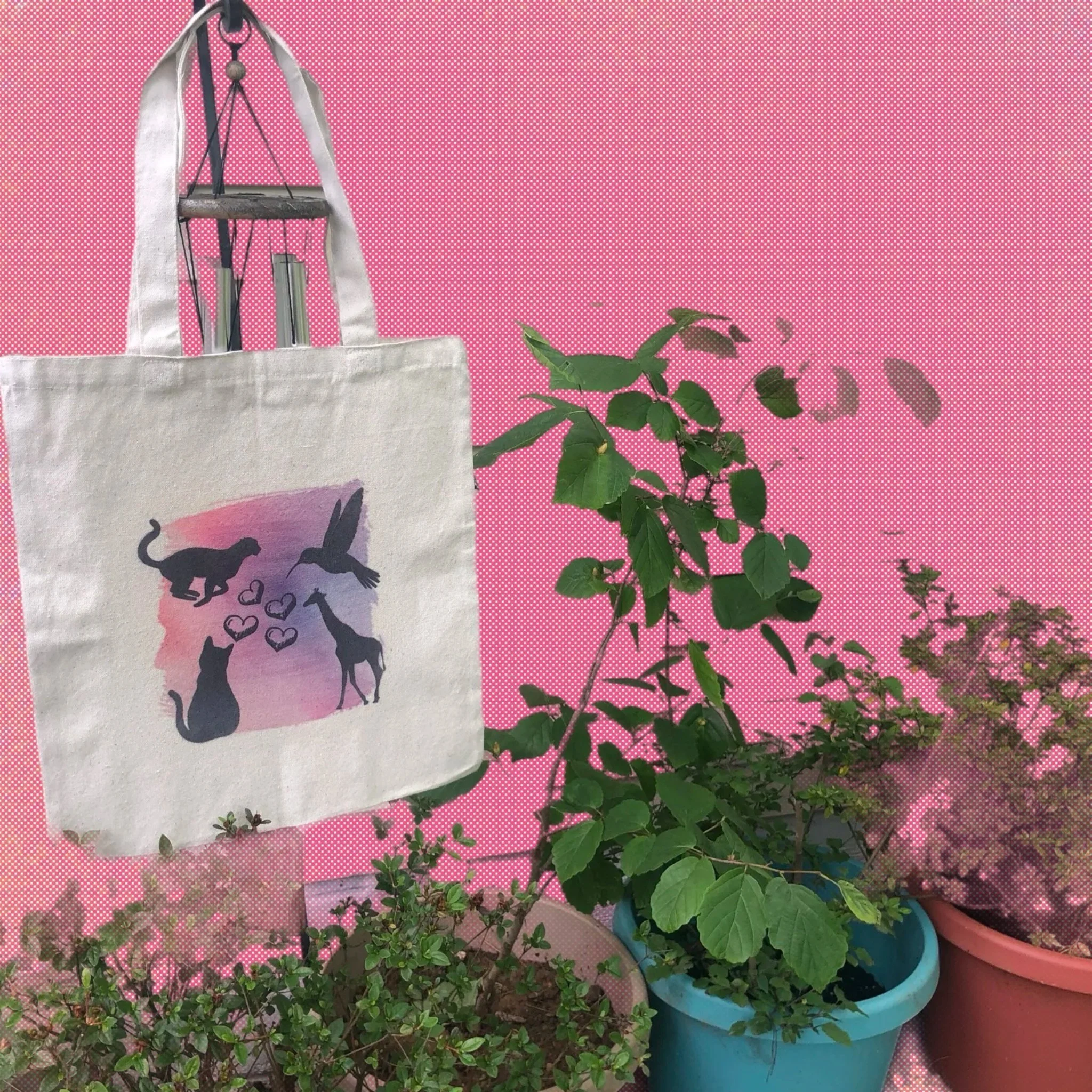 Wild Hearts Portrait Bag©- CUSTOM MADE