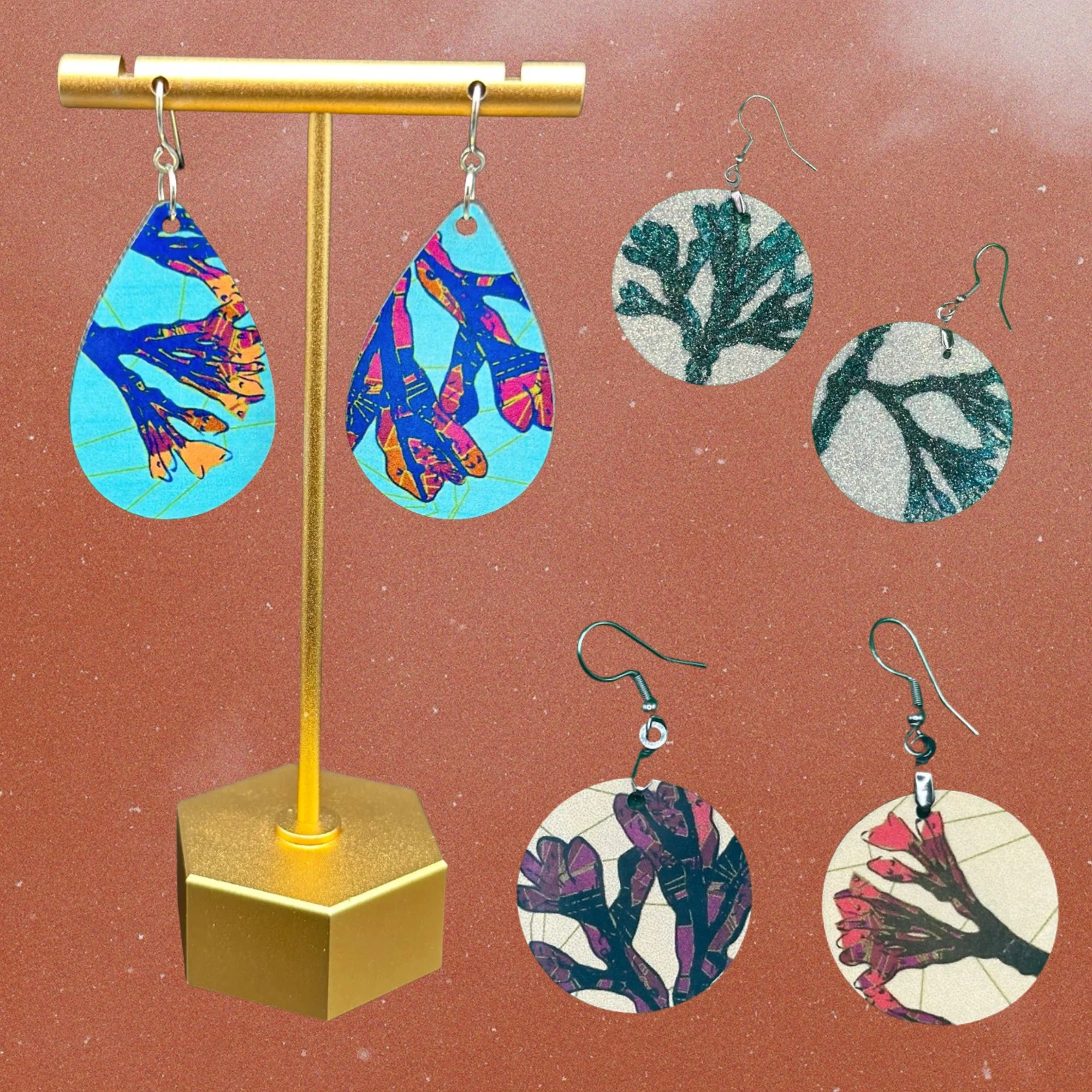 Sea Oak Earrings Collection