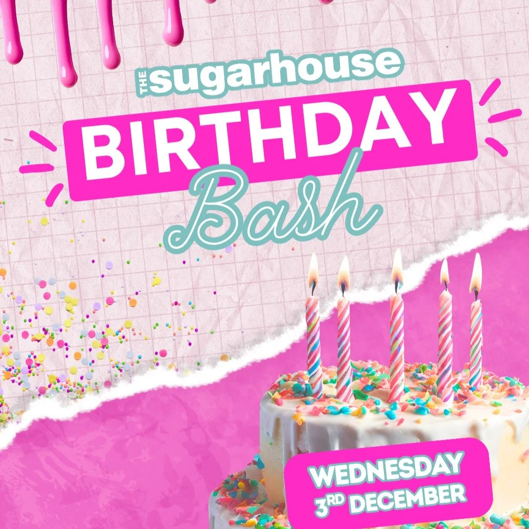 🎉🎂 THE SUGARHOUSE BIRTHDAY BASH &ndash; CELEBRATING SINCE 1982! 🎶🥳

Get ready for the biggest party of the year &mdash; Sugarhouse is turning another year older, and we&rsquo;re throwing a massive Birthday Bash to celebrate since 1982!

From the 