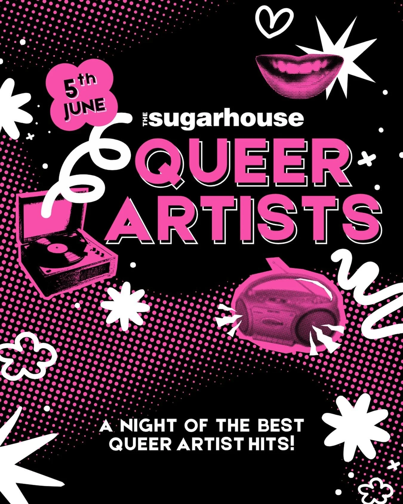 A night of the best music from artists in the LGBTQ+ community&hellip;at Sugar!

Get your tickets now for only a fiver on Fixr 💗