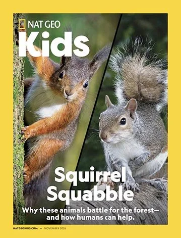 Cover of National Geographic Kids Magazine, November 2026 issue