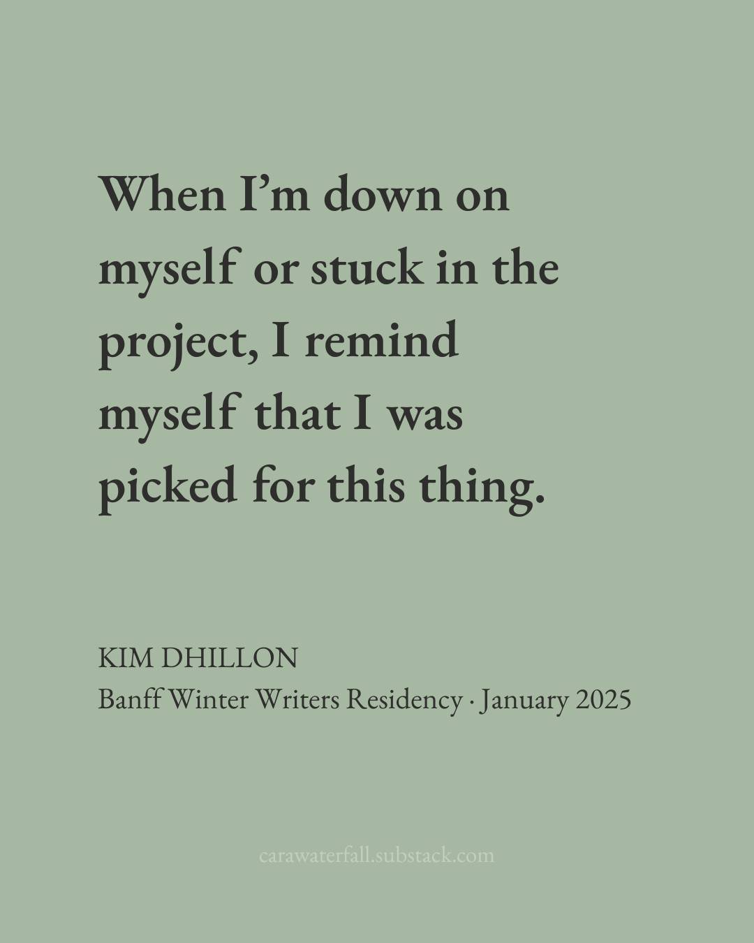 What returned. 

#archipel #creativepractice #BanffCentre