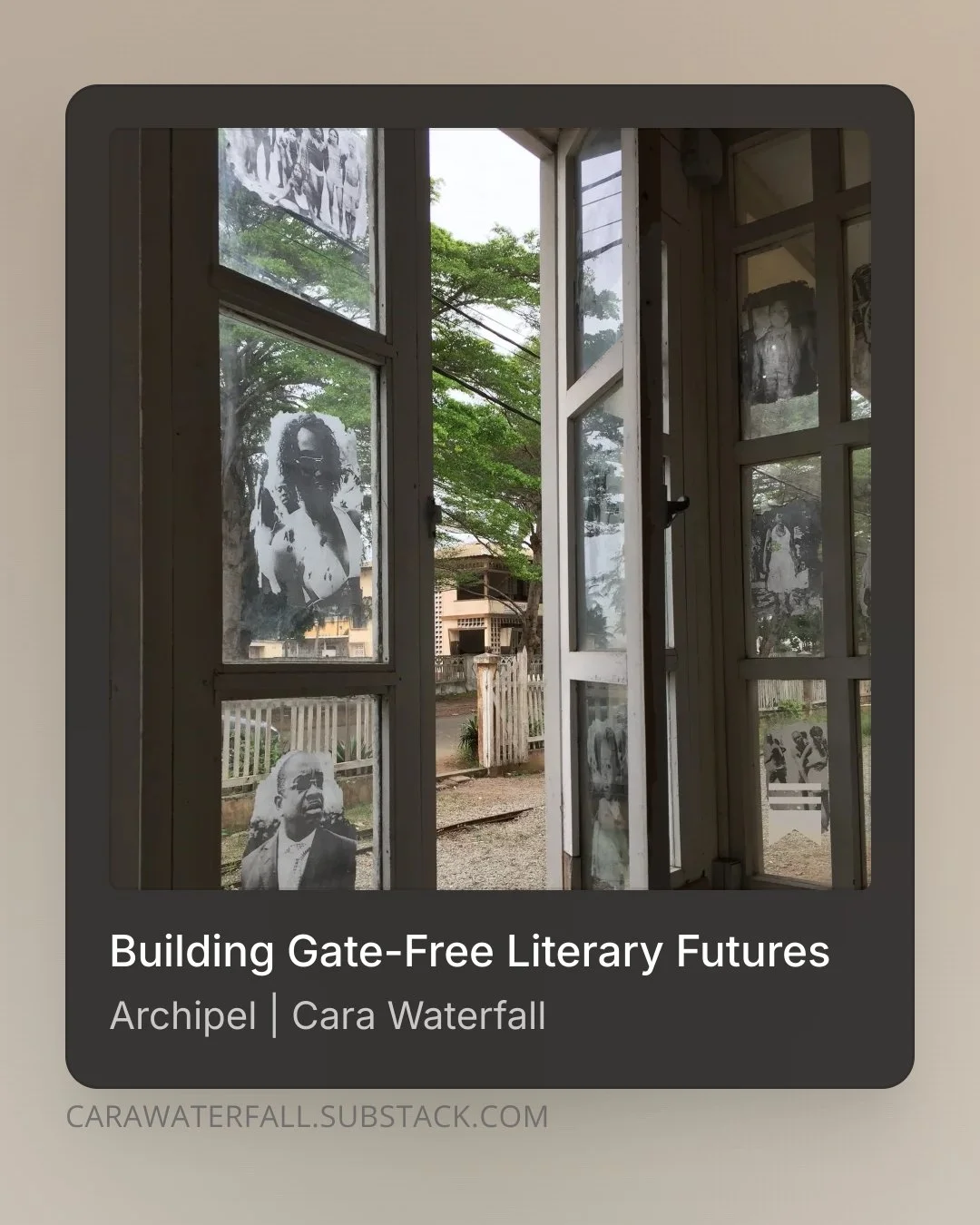 I&rsquo;ve been thinking a lot about belonging &mdash; and how often it&rsquo;s administrative before it&rsquo;s emotional 🚪📄 

This week on #Archipel, I&rsquo;m writing about in-between living, bureaucracy, and why I&rsquo;m committed to building 