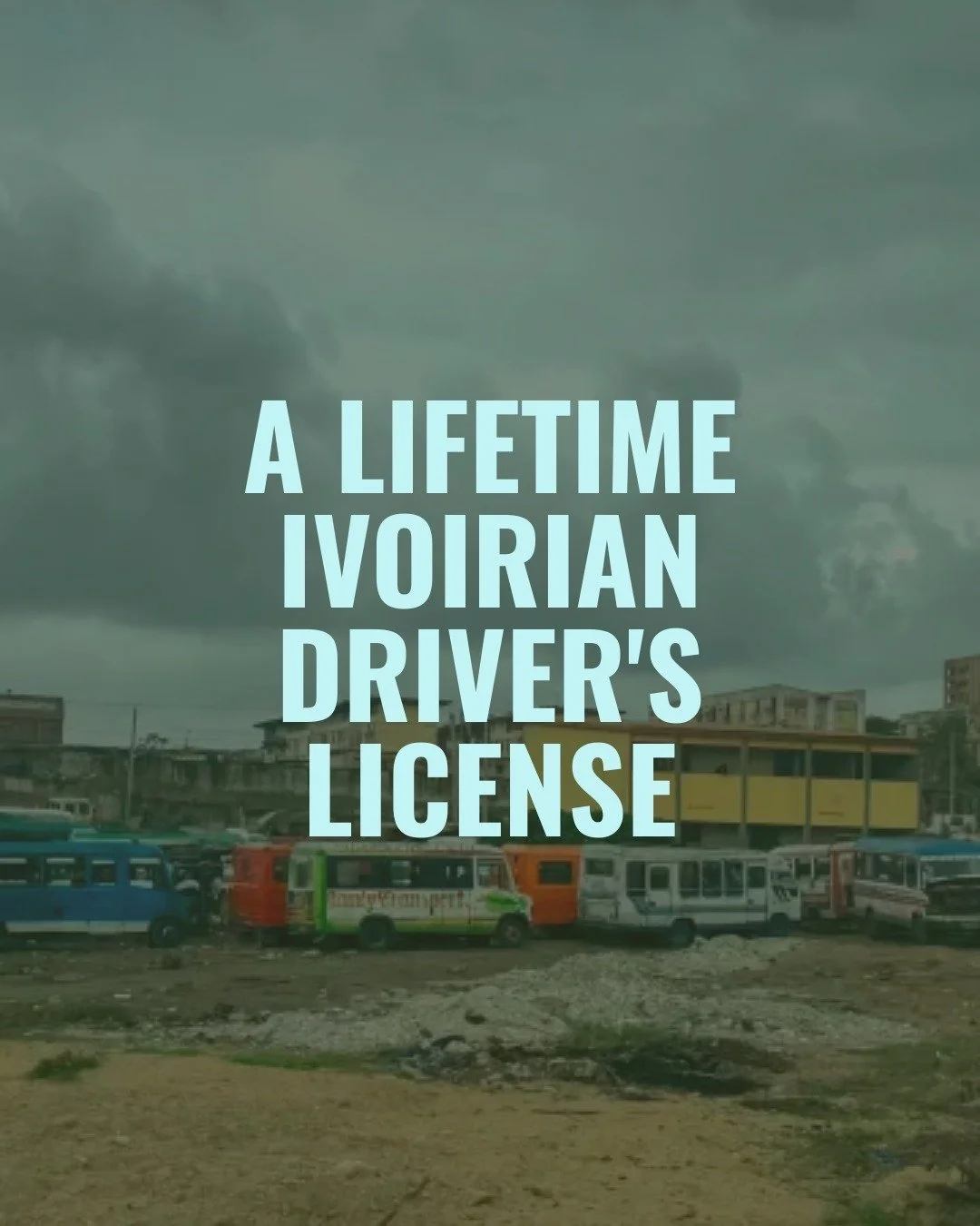 My driver&rsquo;s test in Abidjan took place in an abandoned football field. 

Fifty witnesses who appeared deeply invested in the outcome.

A small story about language, permission and the systems that decide when we belong.

🌊 A Lifetime Ivorian D