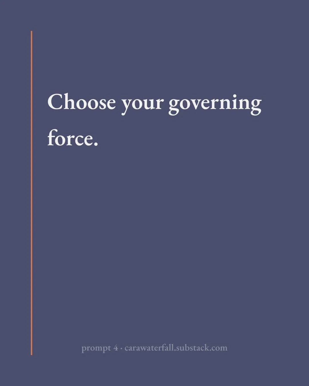 🌊 Archipel Currents

⚡ Prompt #4

Choose your governing force.

wind
tide
static
satellite lag

Write it at the top of the poem:

I obey the physics of ______.

🔗 Link in bio

#ArchipelCurrents #Archipel #PoetryPrompt #WritingPractice #PoetryCommun