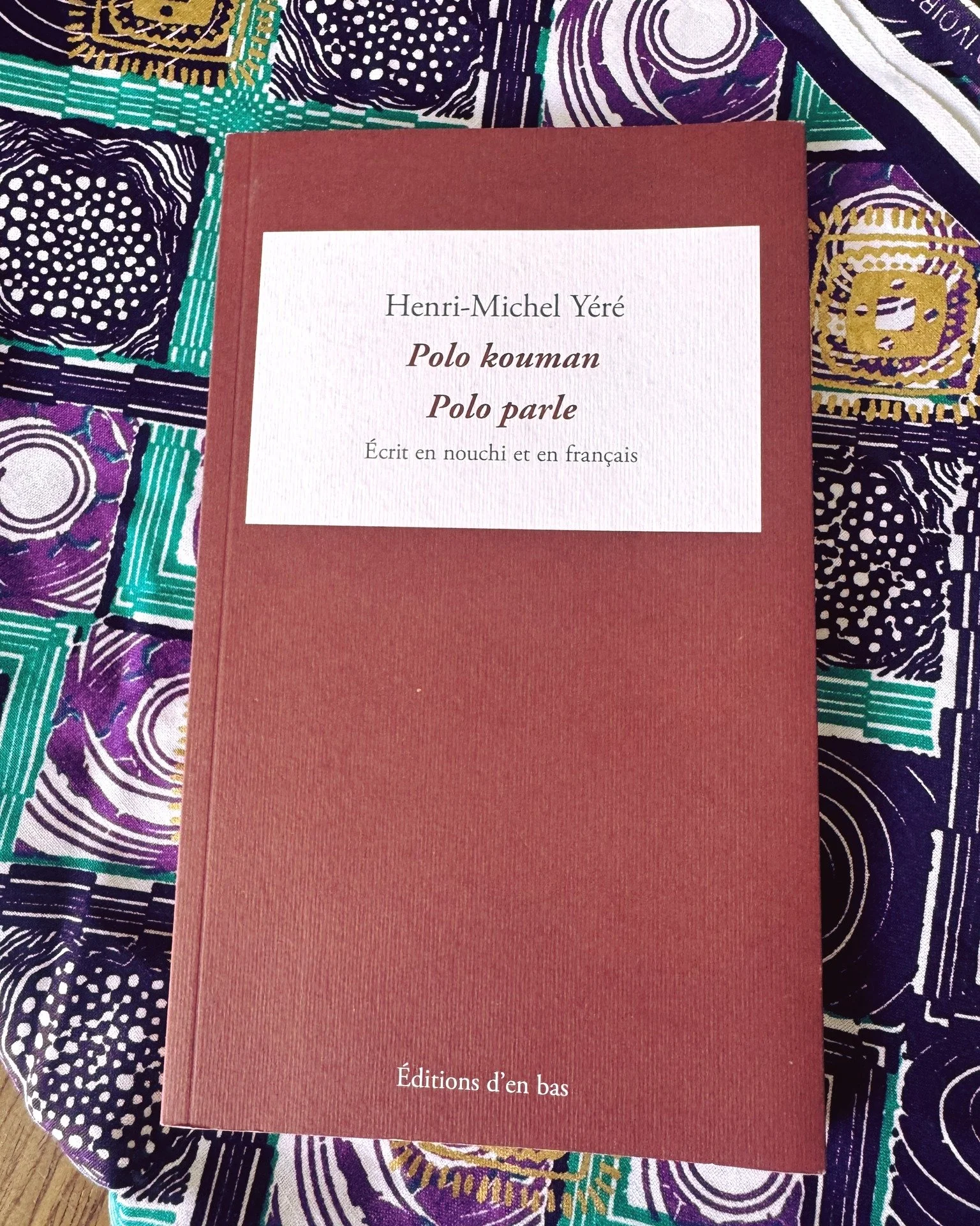 I attended the @silacotedivoire  d&rsquo;Ivoire yesterday &mdash; otherworldly.

I had the chance to interview Henri Michel Y&eacute;r&eacute; about Polo kouman, Polo parle, written in Nouchi and Ivorian French &mdash; a conversation that&rsquo;s sta