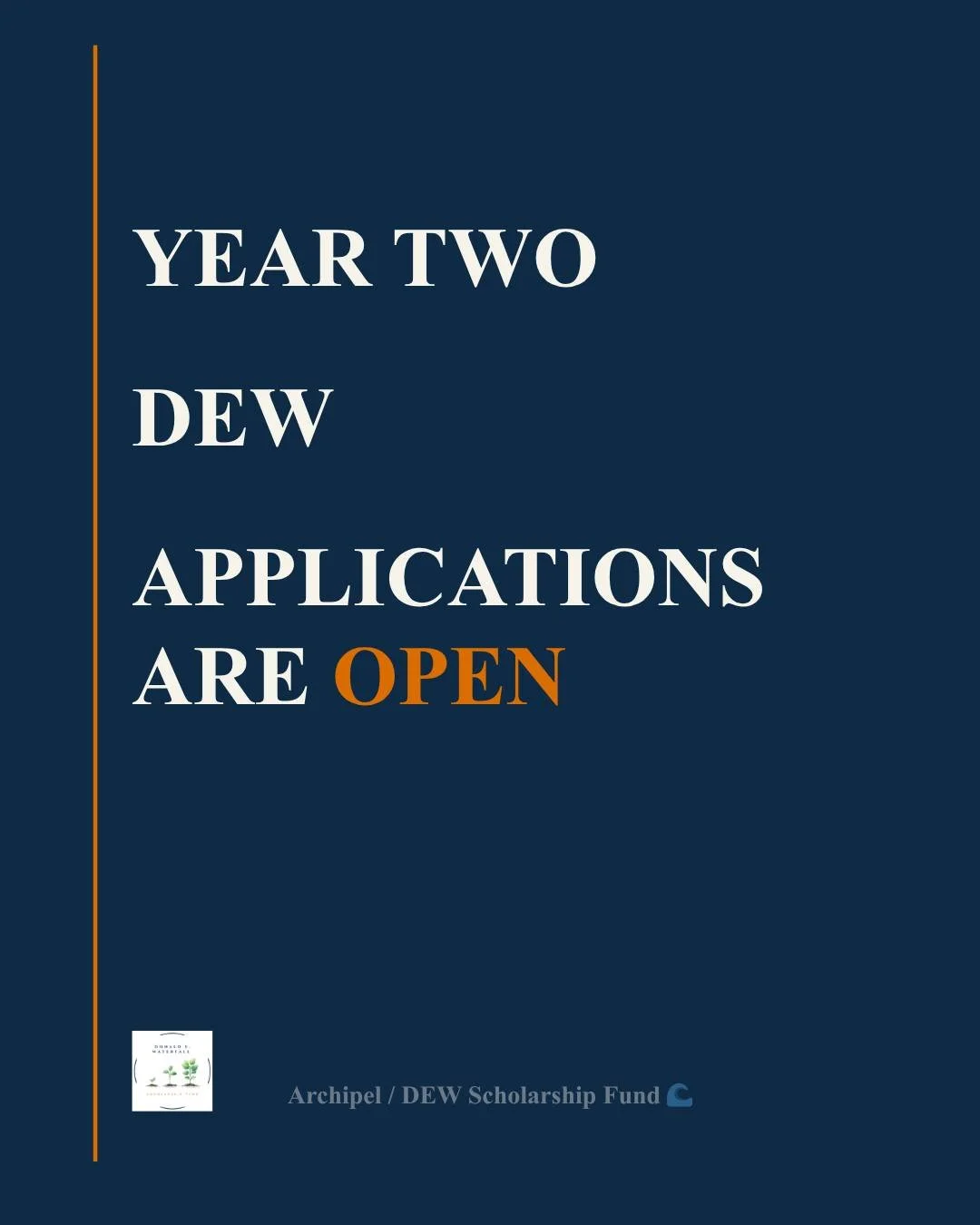 🌊 This isn&rsquo;t about visibility.

It&rsquo;s about what happens before visibility&mdash;�when the work is still forming and still asking for time.

Most writers are expected to bridge that gap alone.

The DEW Scholarship exists to change that.

