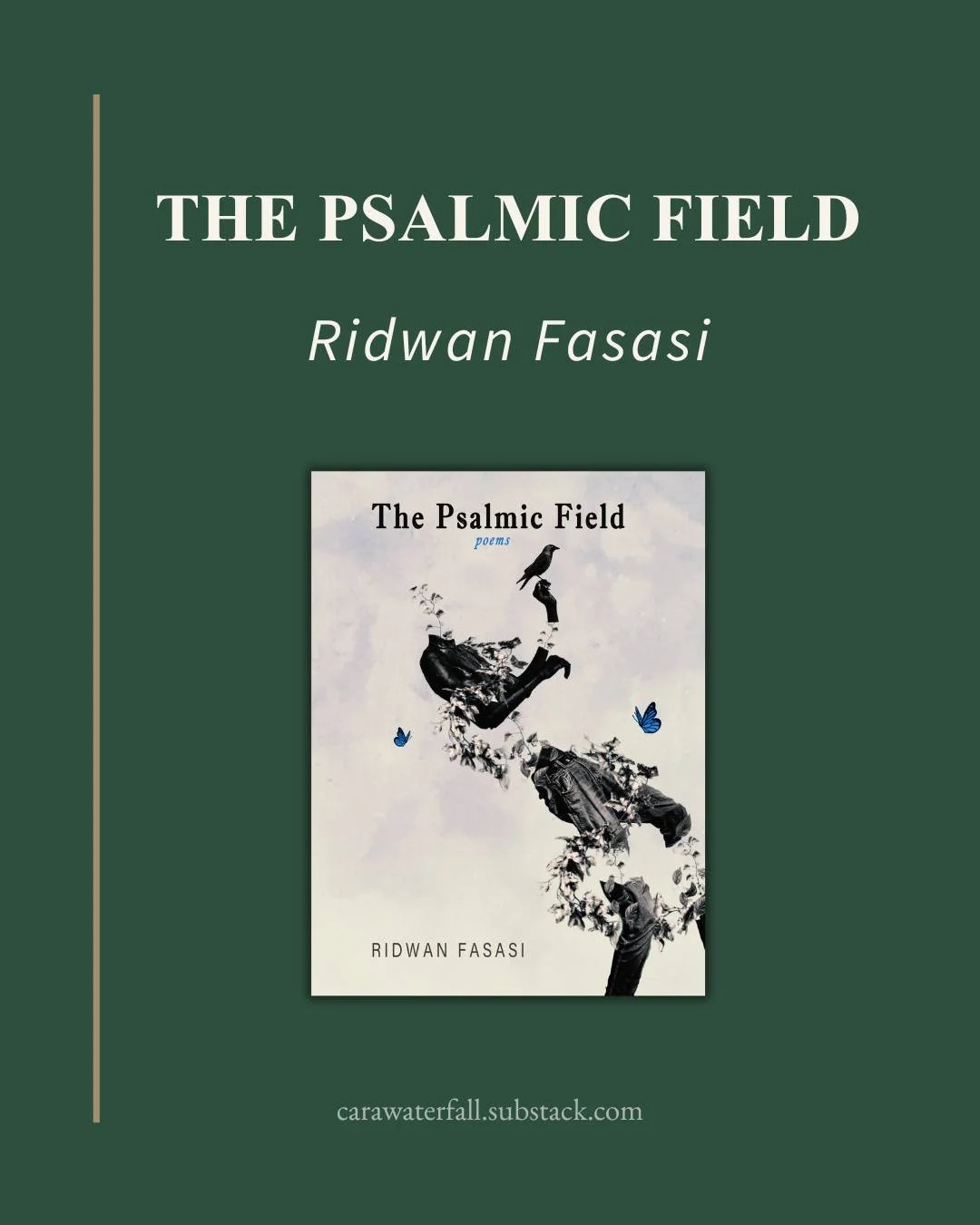 🌊 📖 The Psalmic Field
A forthcoming chapbook from @ibnyushau44 a collection concerned with grief, faith, displacement and endurance.
A psalter for uncertain times.

Link in bio.

#Archipel #Currents #Poetrybooks #poetrycommunity #nigerianwriters