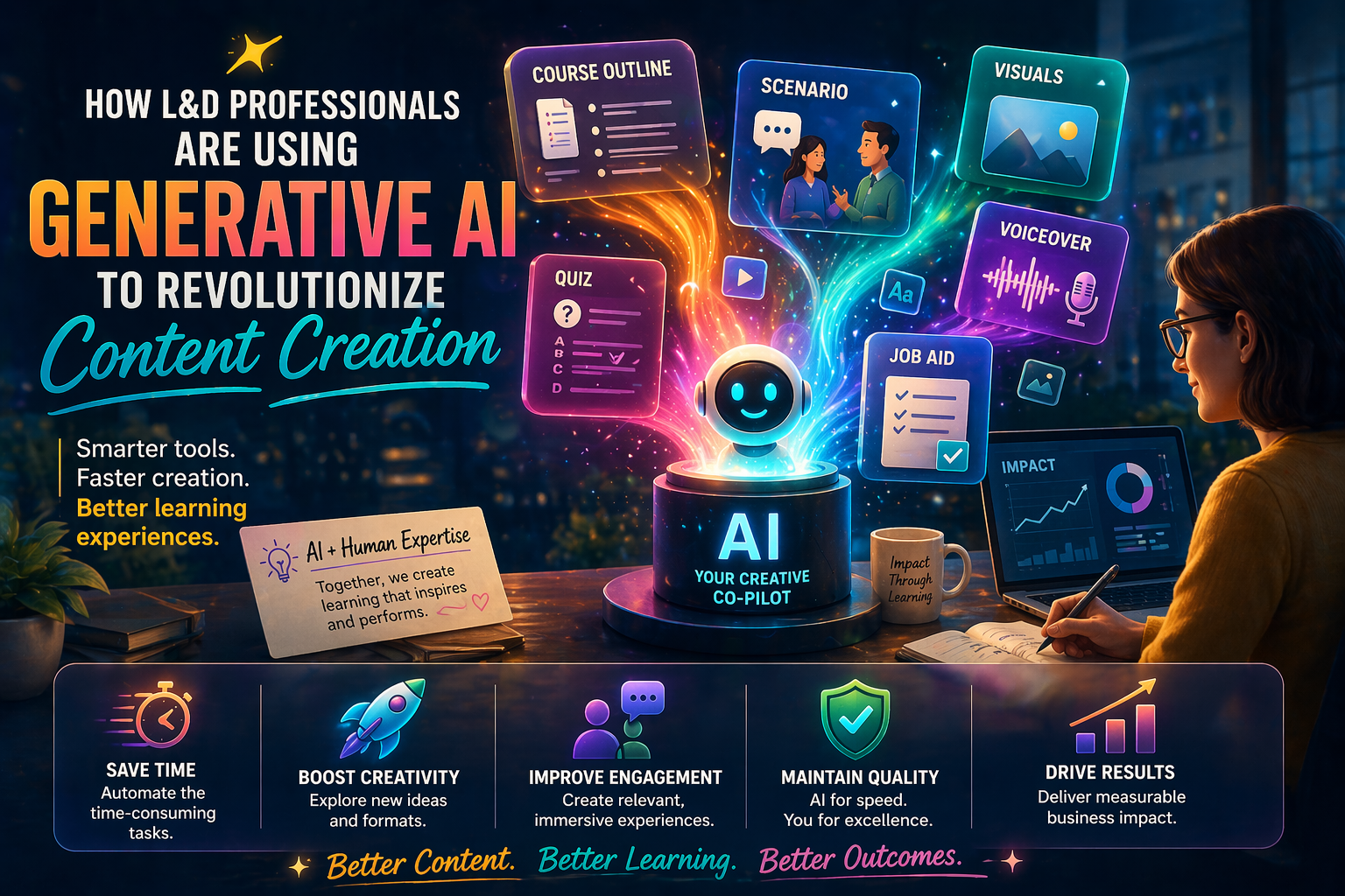 ✨How L&amp;D Professionals Are Using Generative AI to Revolutionize Content Creation