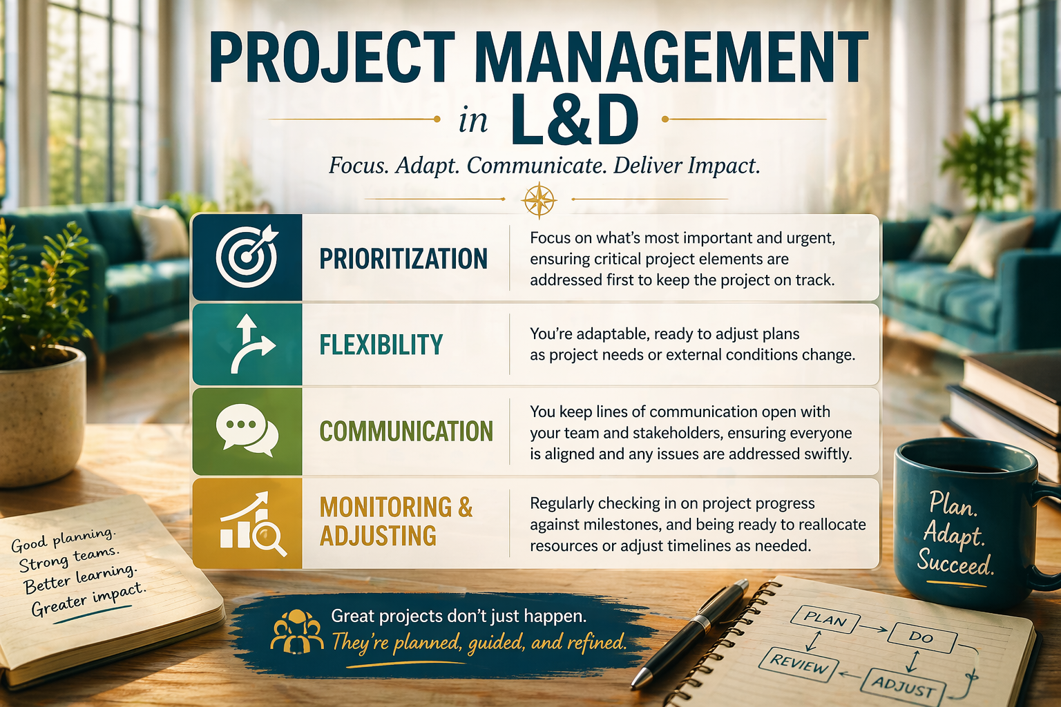 🧭 Navigating Project Management in Instructional Design: Principles for Success