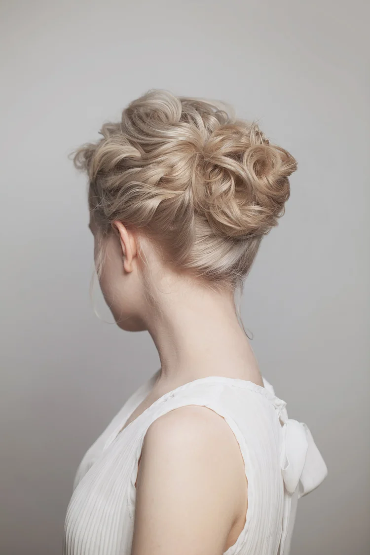 Modern French twist updo