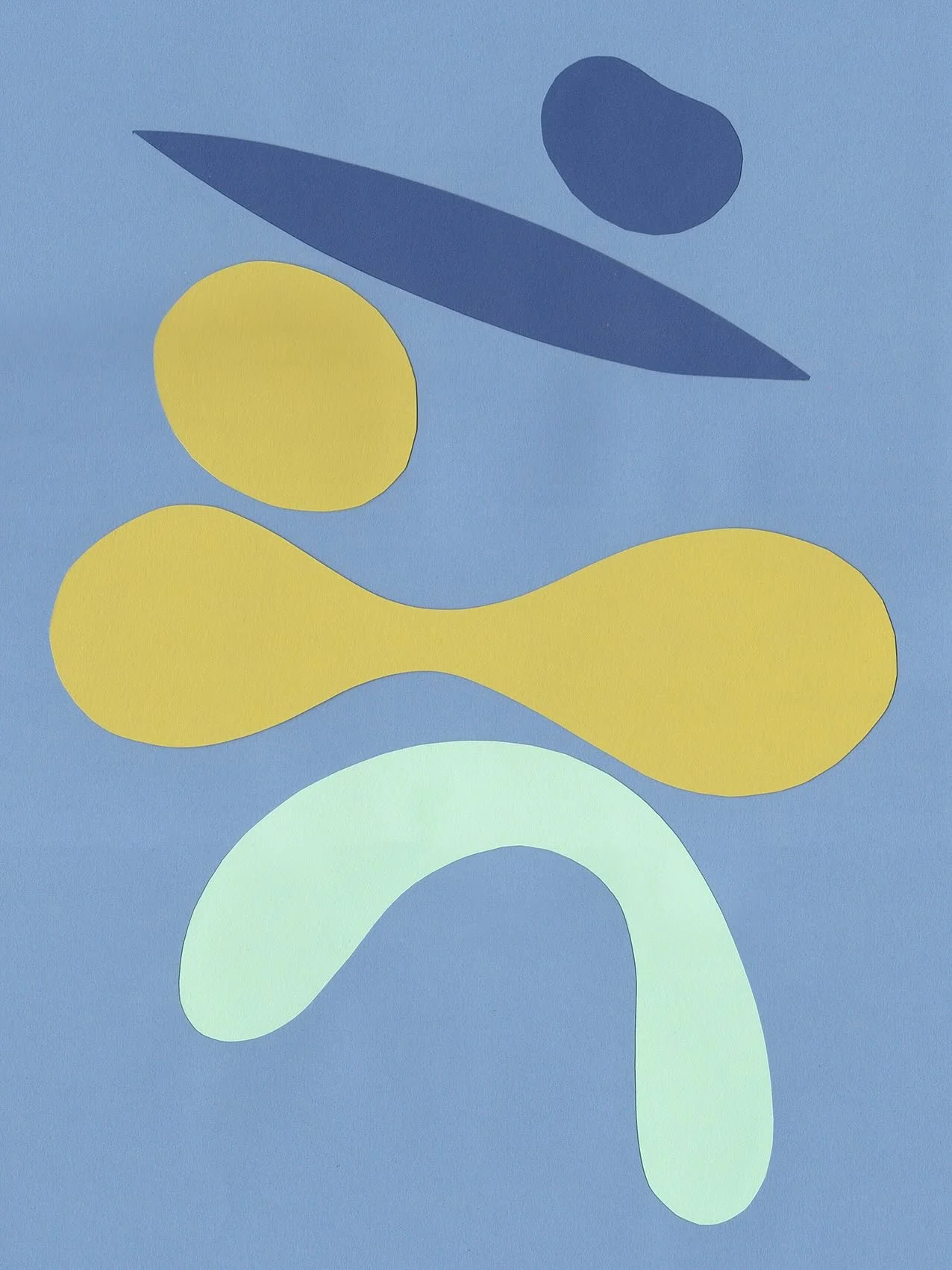 Scans of my recent paper-cut collages that inspired the new works for my exhibition at Unit 2 ~ Crafted using GF Smith Colorplan paper 💙✂️

⚫️ @gfsmithpapers 
⚪️ @colorplan_papers