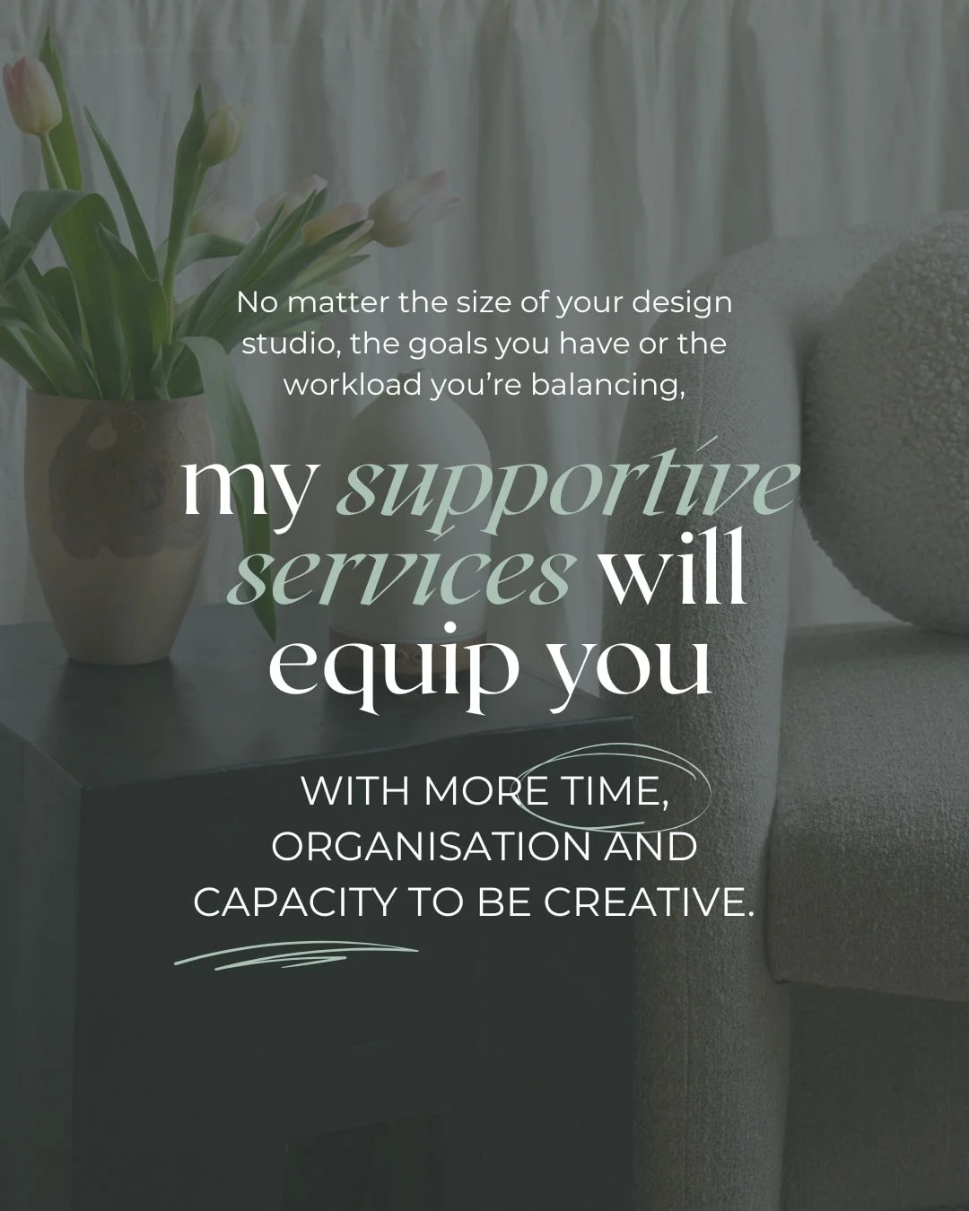 The mess in your business, on your desktop - and in your head at 2am - has met its match. 

Not sure which service is the right fit for you? DM me to chat about how I can solve the every-day problems within your studio. 

#interiordesignbusiness 
#sy