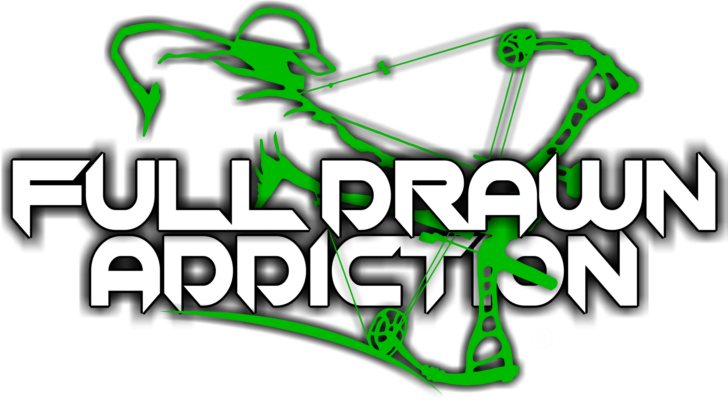 A logo for 'Fullbourn Fission' featuring a stylized green frog holding a fishing rod, with a globe at the end of the line, and a green tower or antenna, all integrated into the text design.
