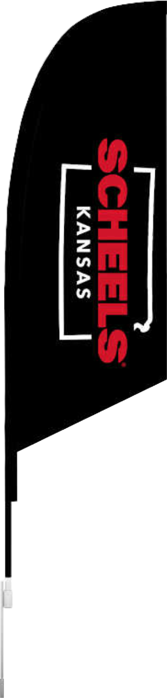 custom teardrop banners and flags