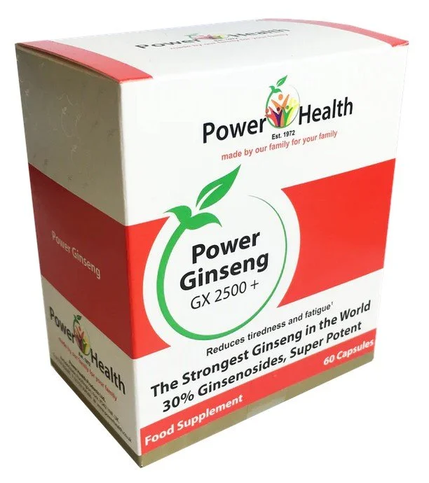 Power Health's Korean Ginseng GX2500+ Capsules - 1x60s