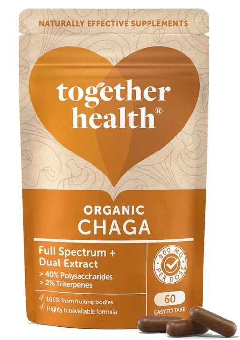 Together Health's Organic Chaga Mushroom - 1x60caps