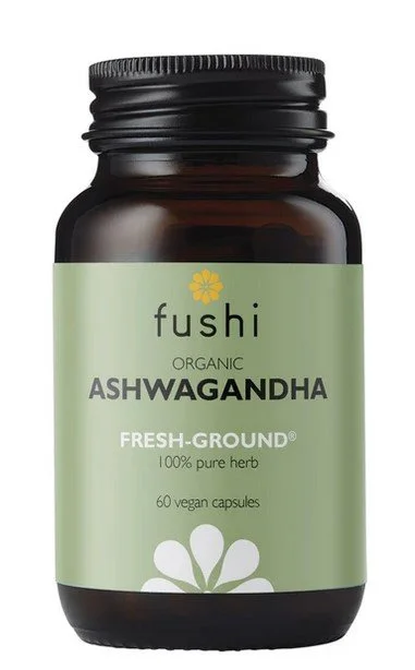 Fushi's Organic Ashwagandha Veg Caps 500mg - 1x60s
